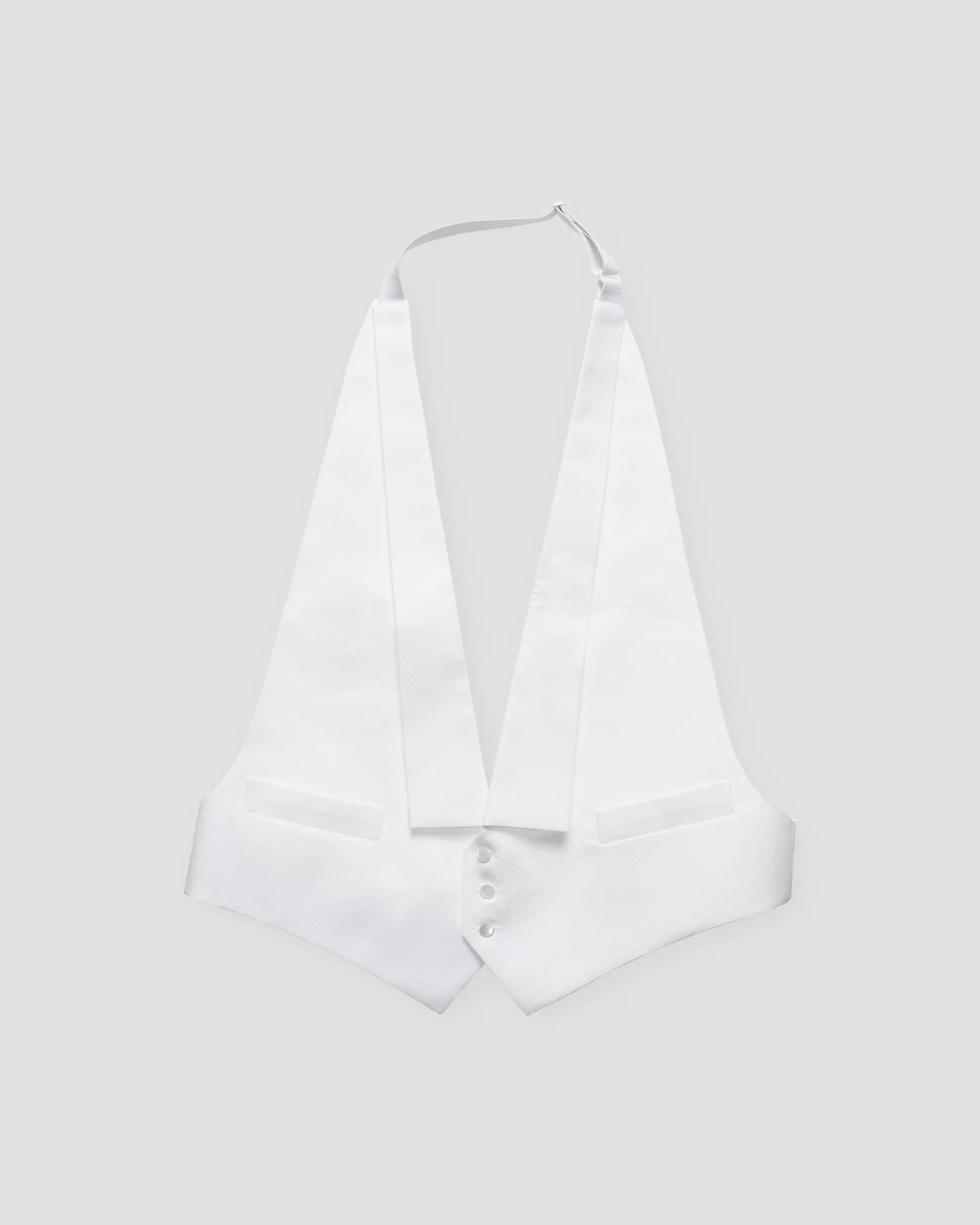 Eton - white tie vest