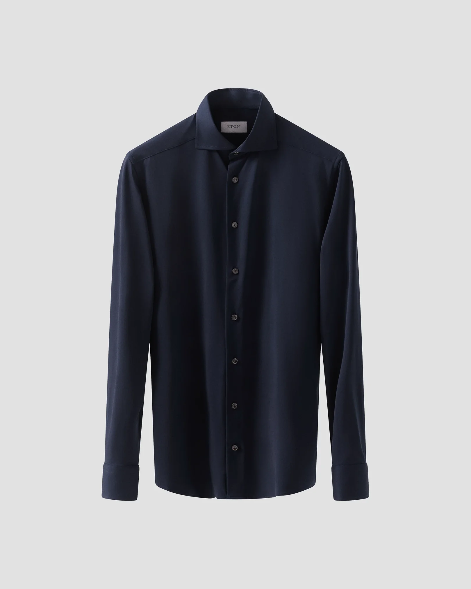 Eton - navy blue 4 way stretch shirt