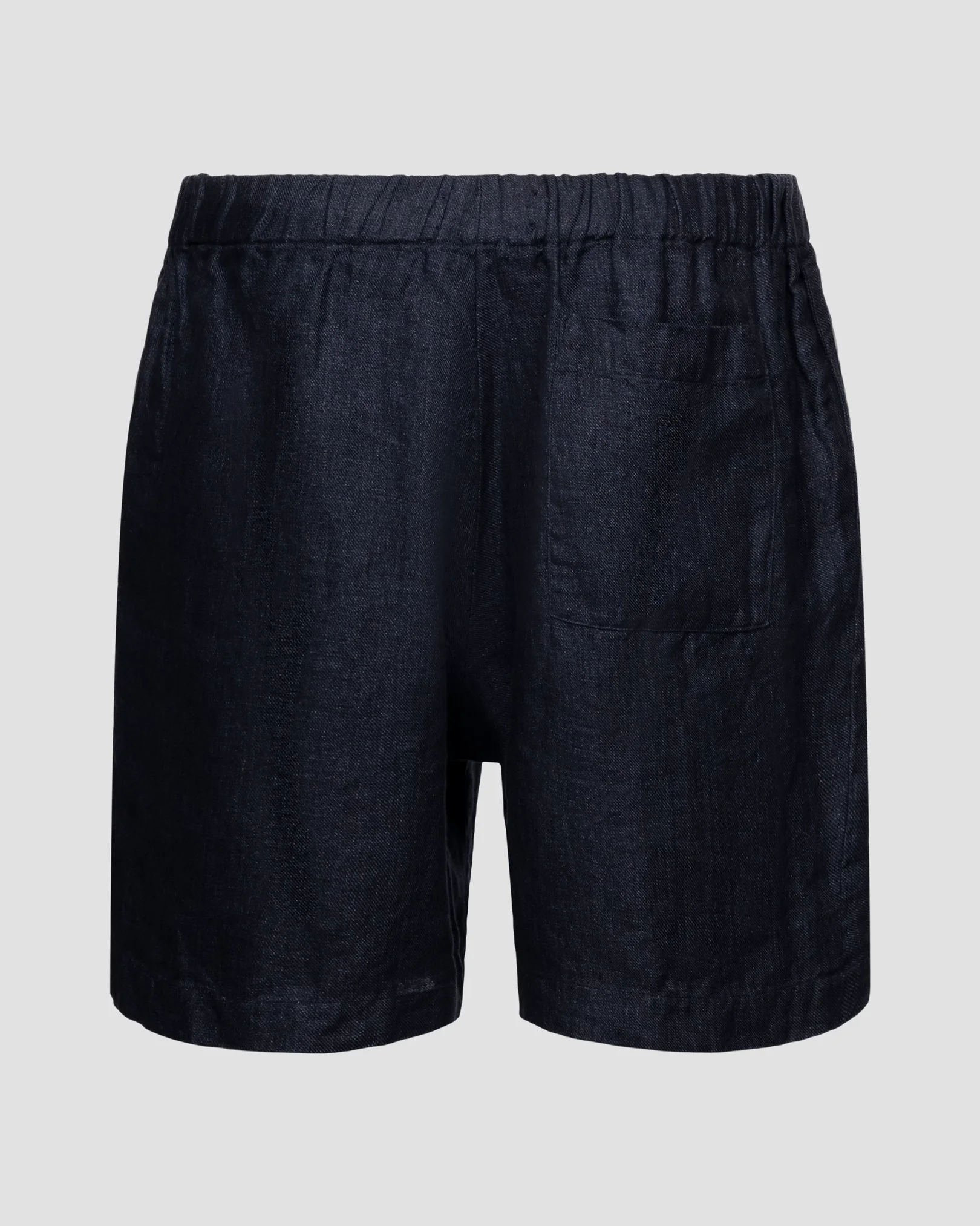 Eton - navy blue linen shorts
