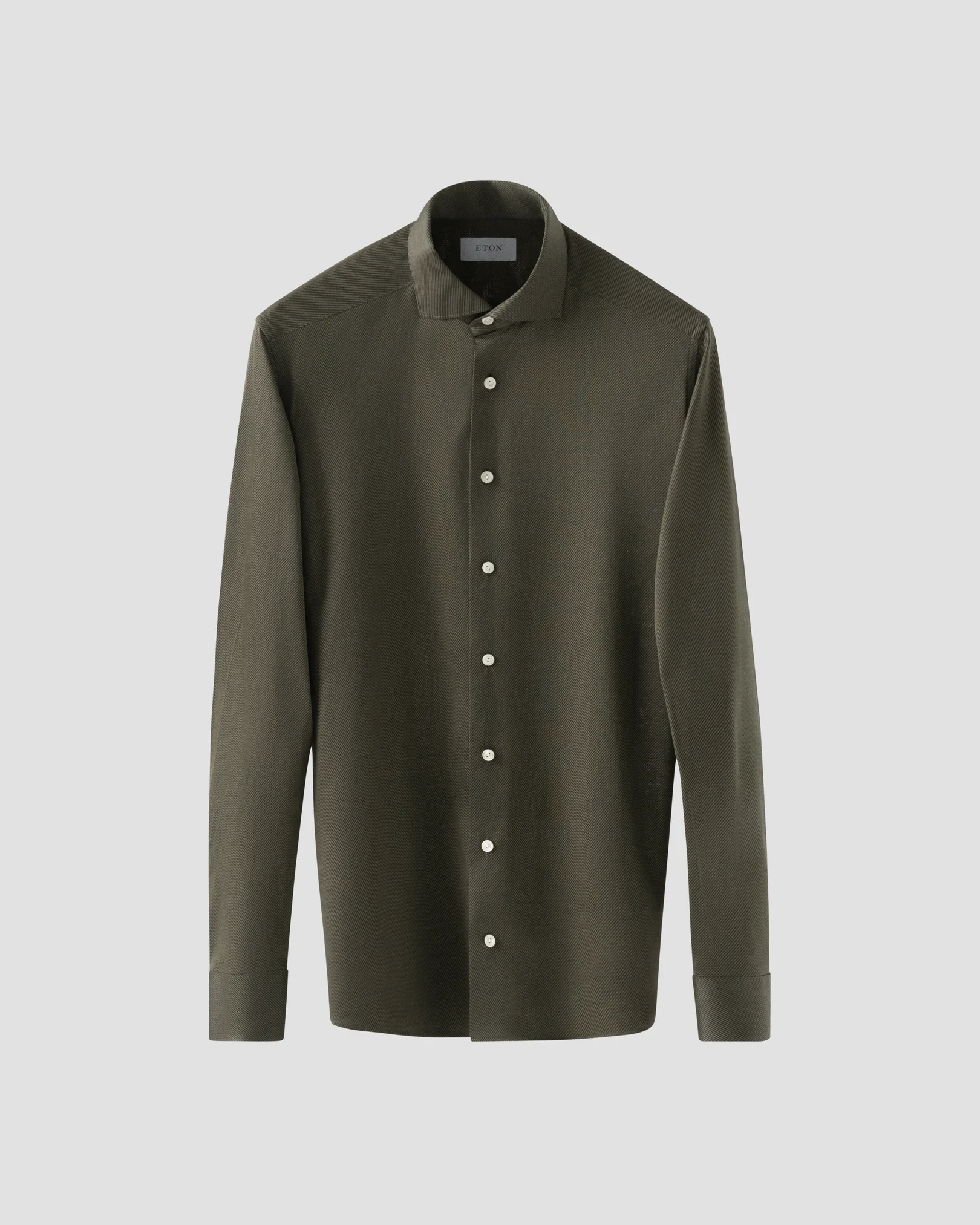 Eton - Dark green Knit King Shirt