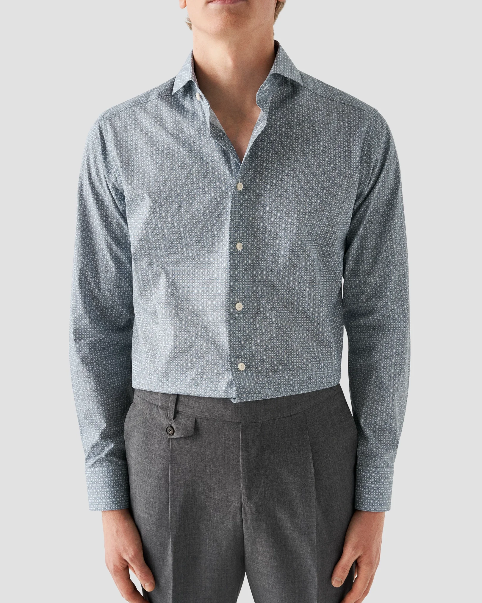 Eton - dark blue poplin 236