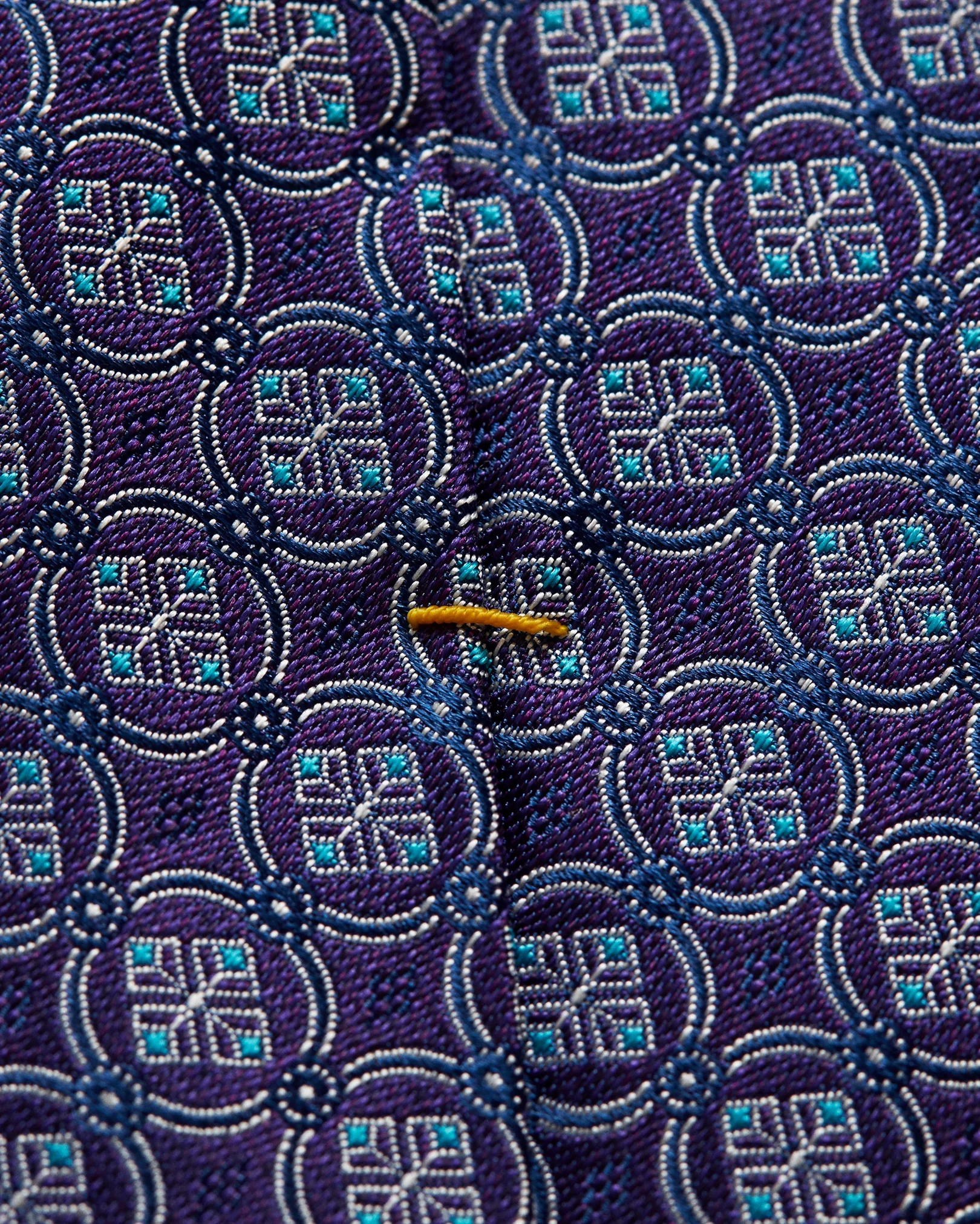 Eton - purple circle medallions tie
