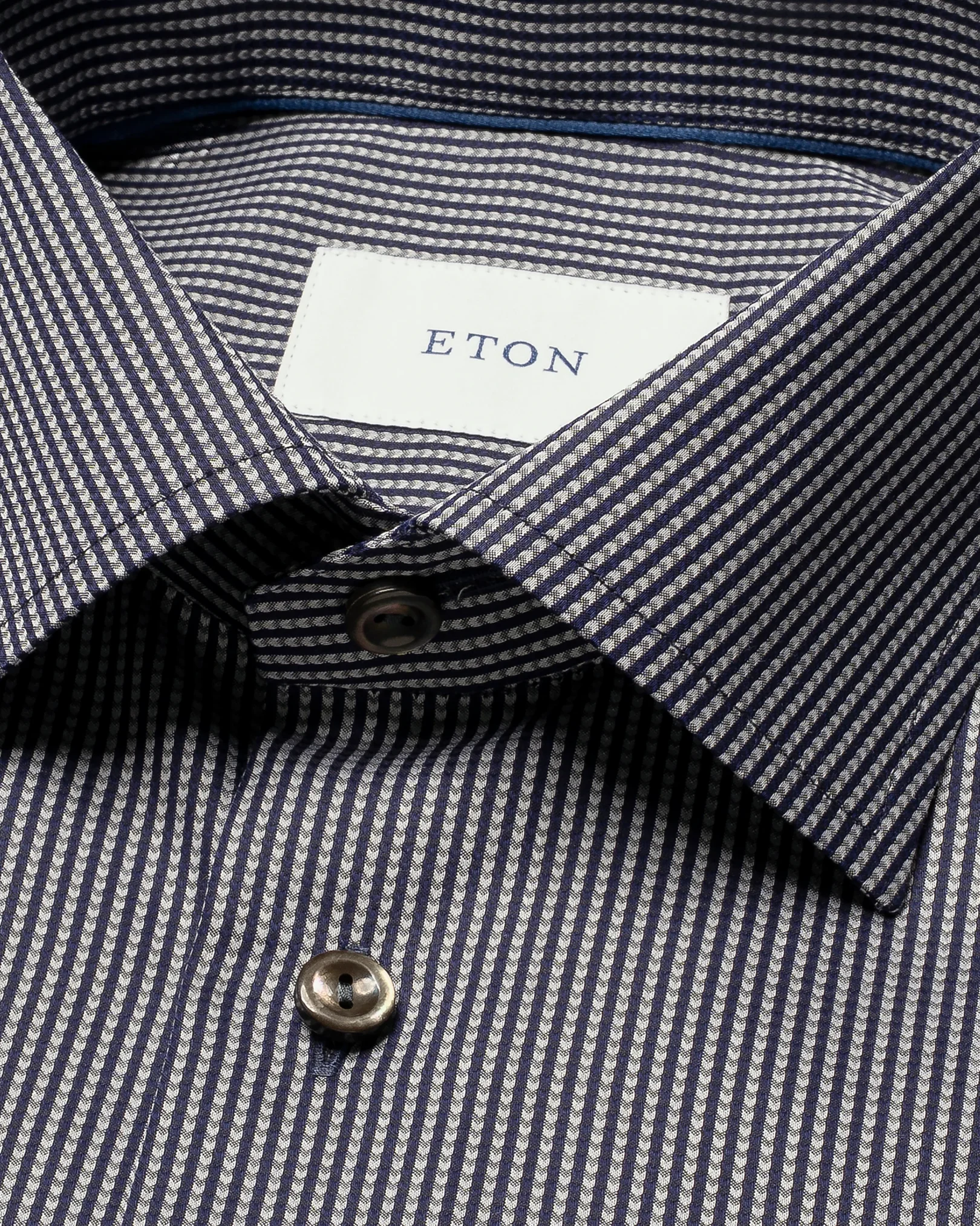 Eton - semi solid pique shirt