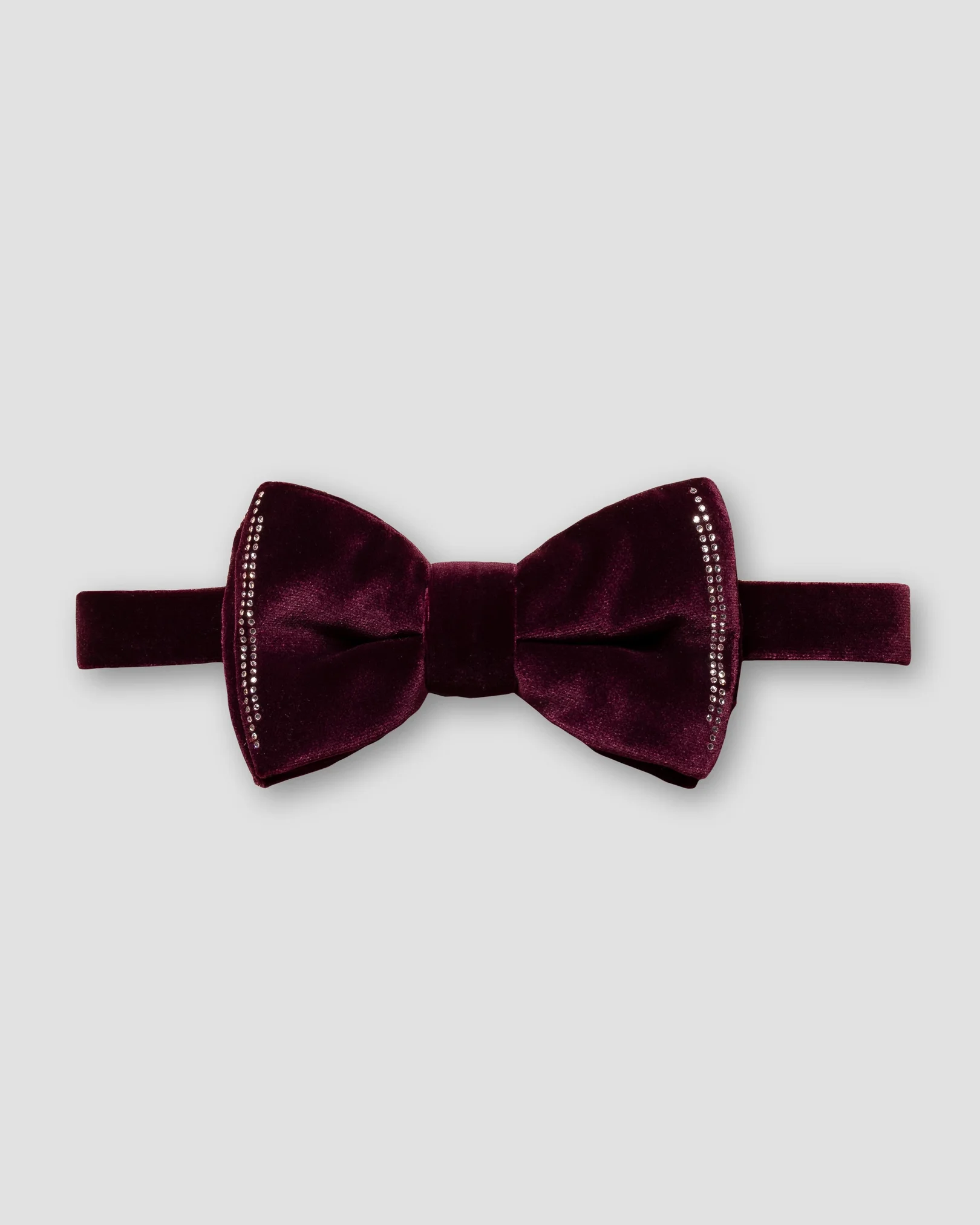 Eton - red velvet bow tie ready tied dressed