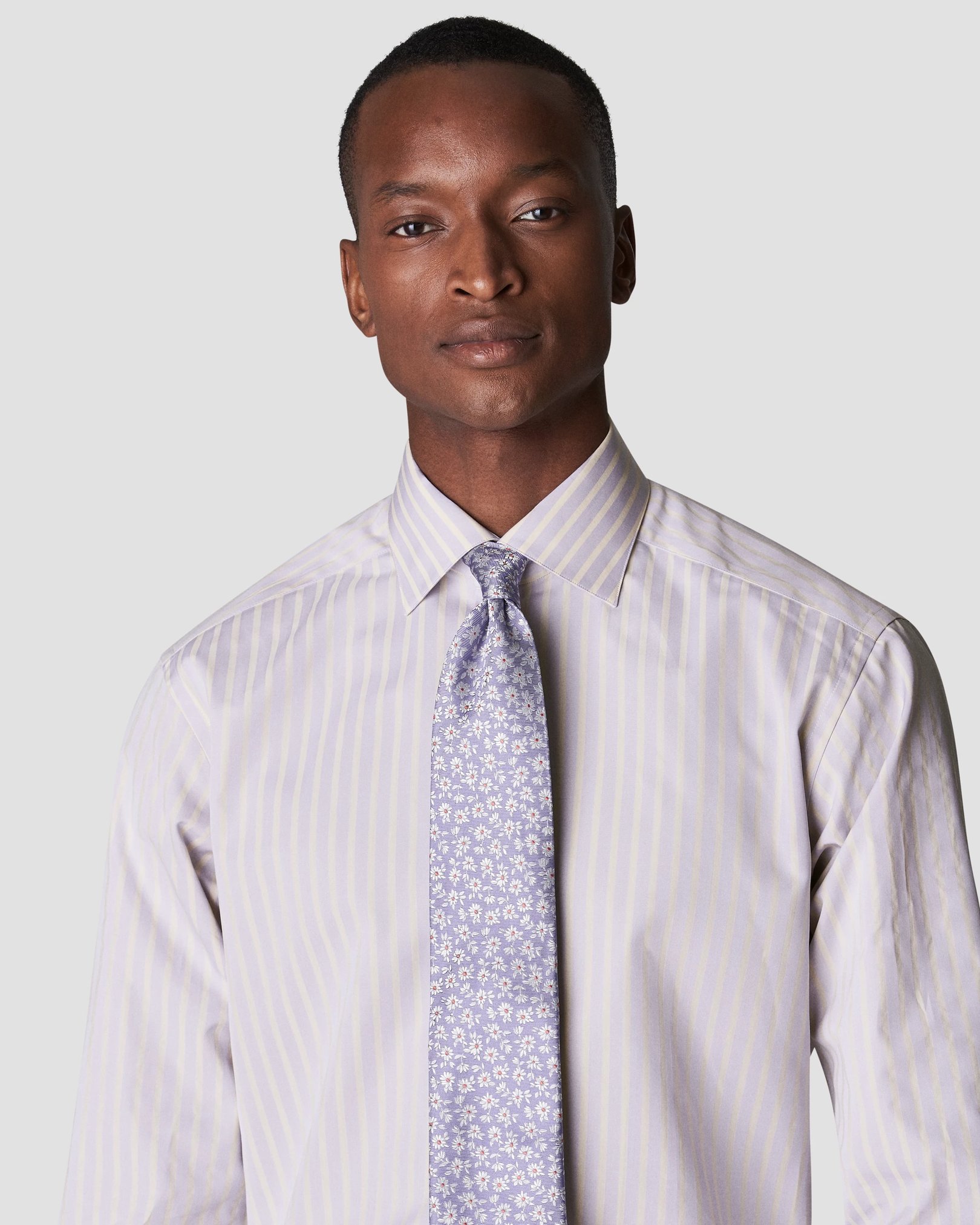 Eton - light purple fine pique