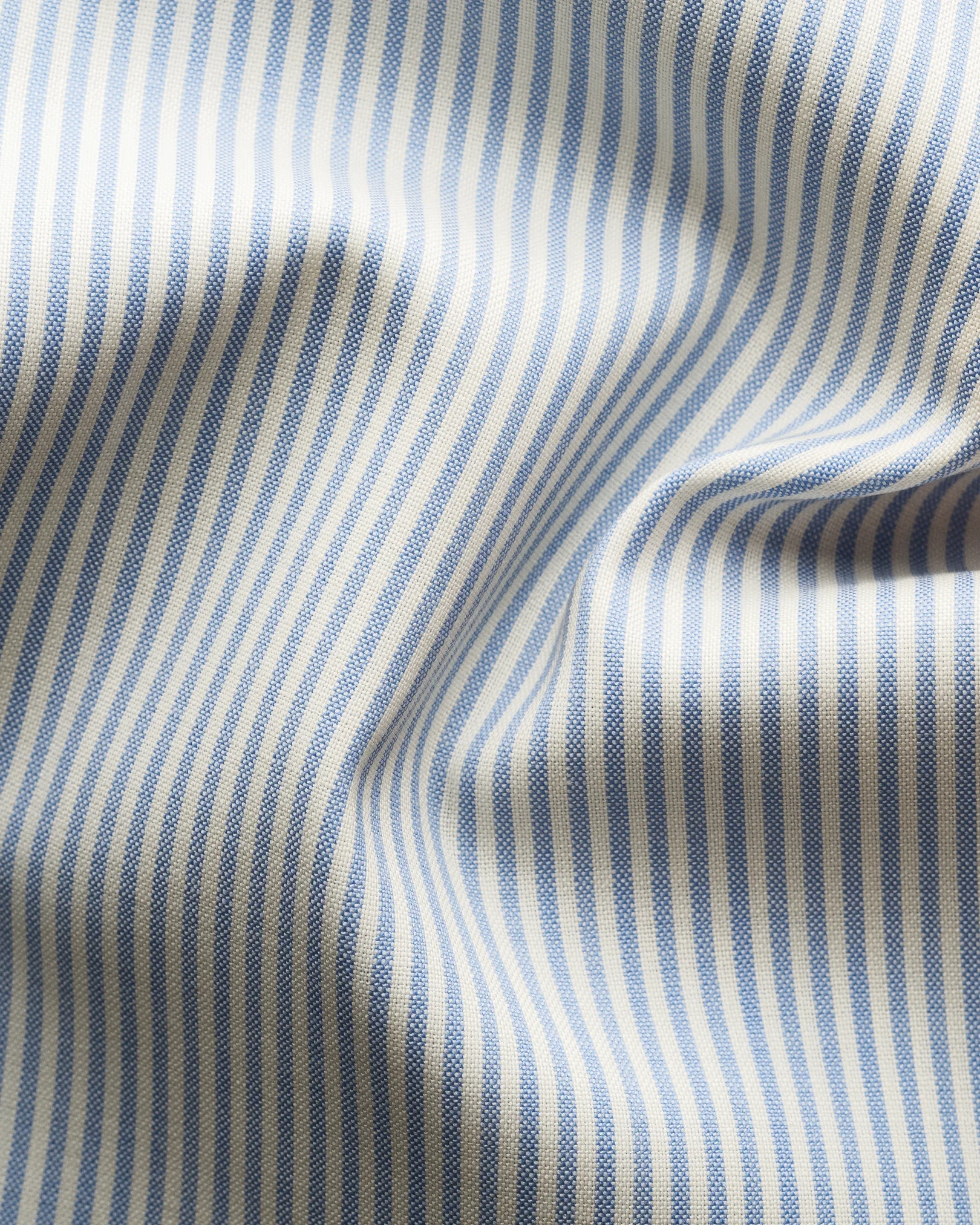 Eton - light blue striped merino