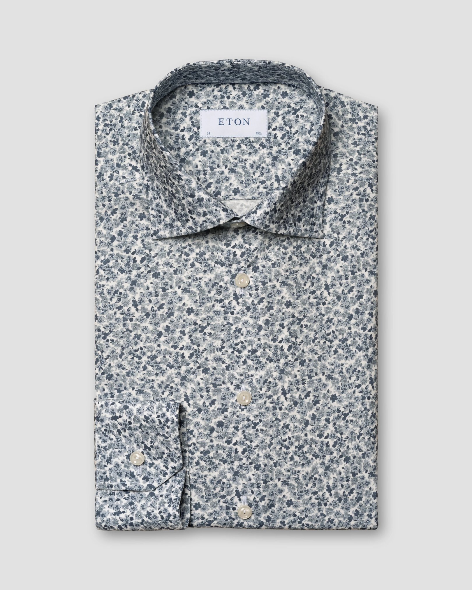 Eton - mid grey poplin