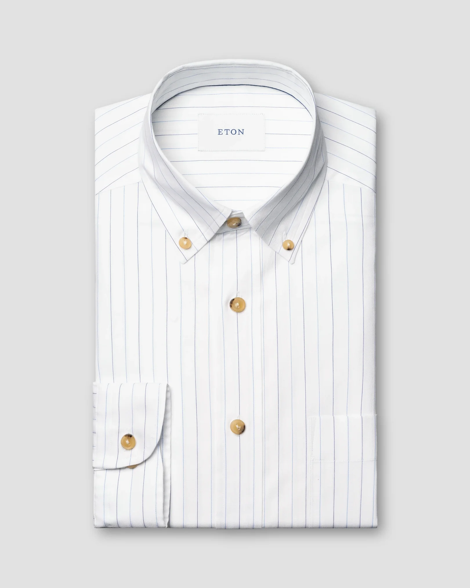 Eton - pin striped signature oxford shirt