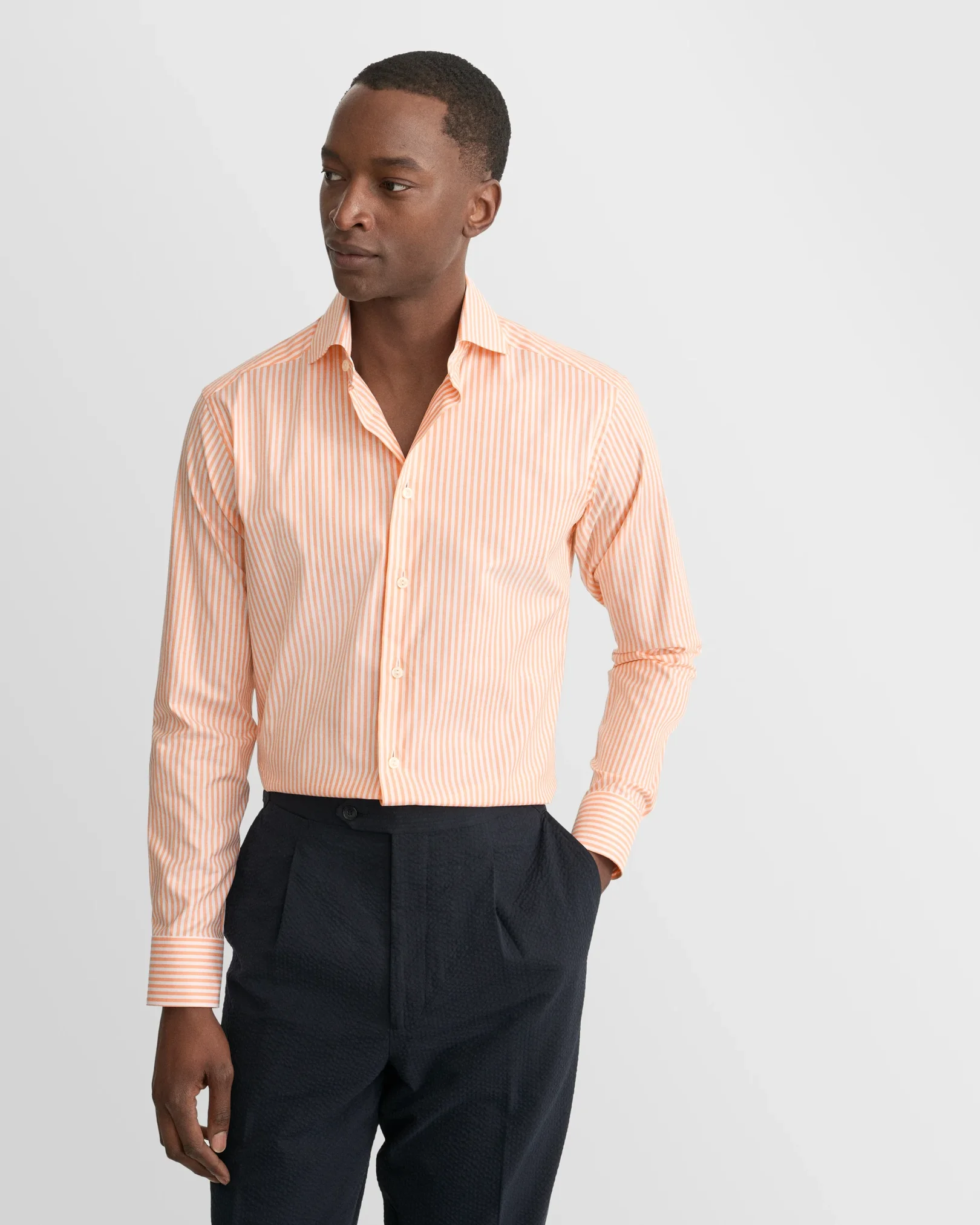 Eton - striped signature oxford shirt