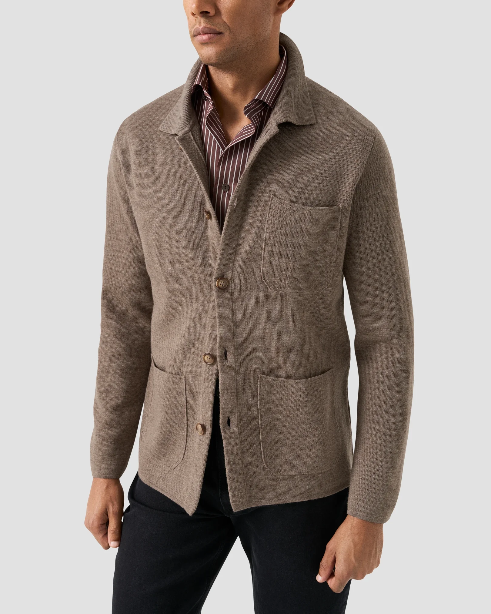 Eton - Striped Cotton Silk Shirt