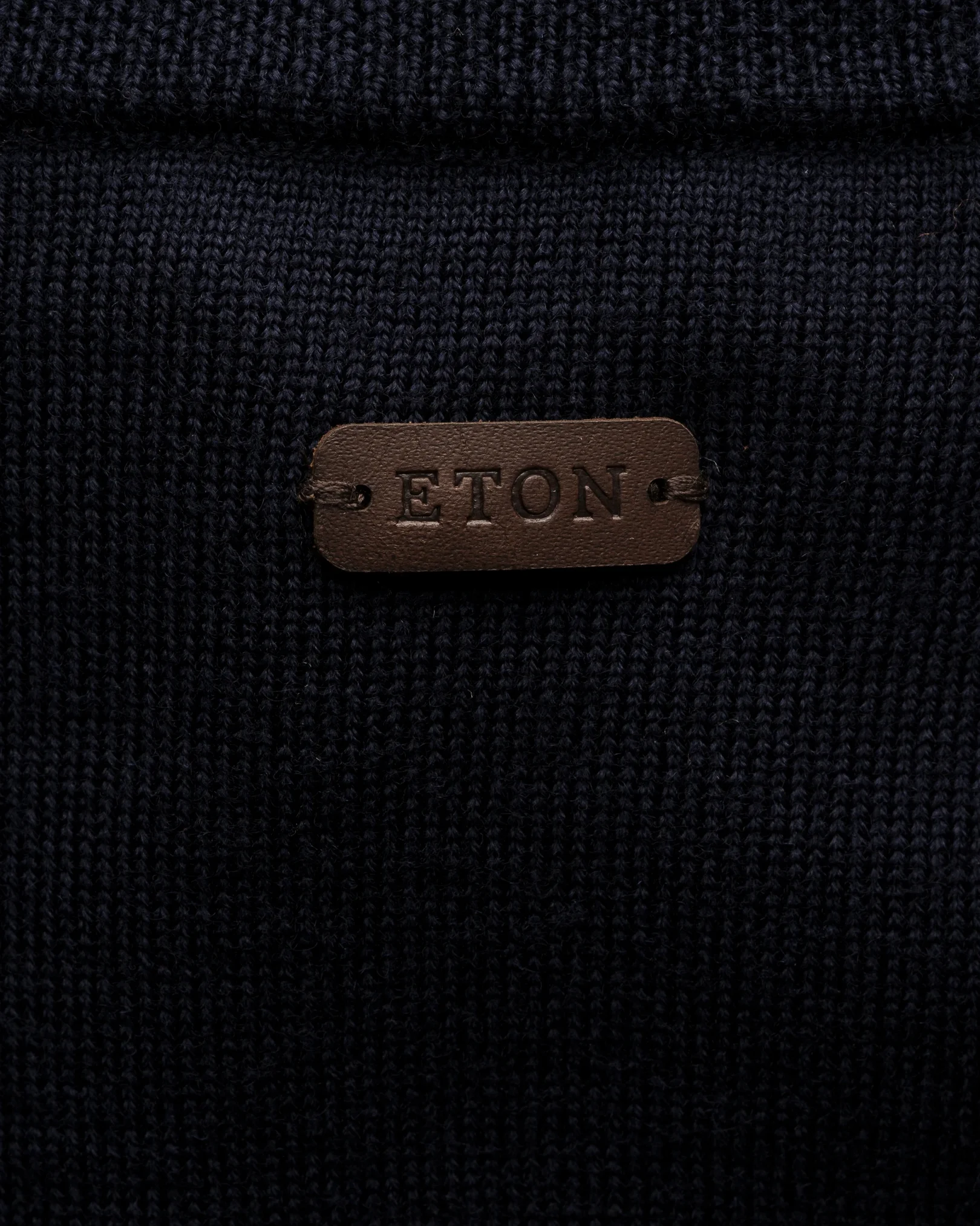 Eton - Full Zip Knit Cardigan
