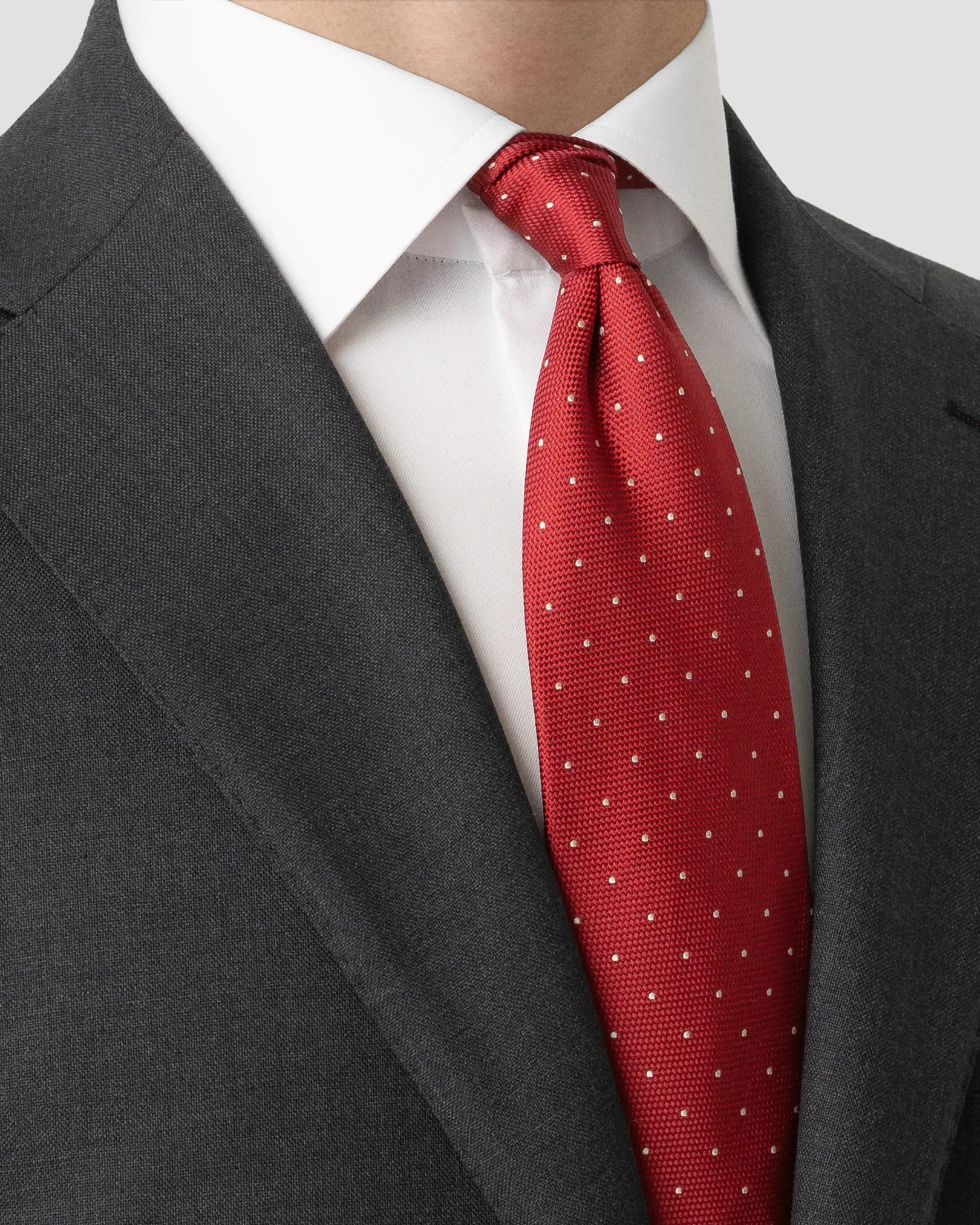 Eton - red polka dot tie