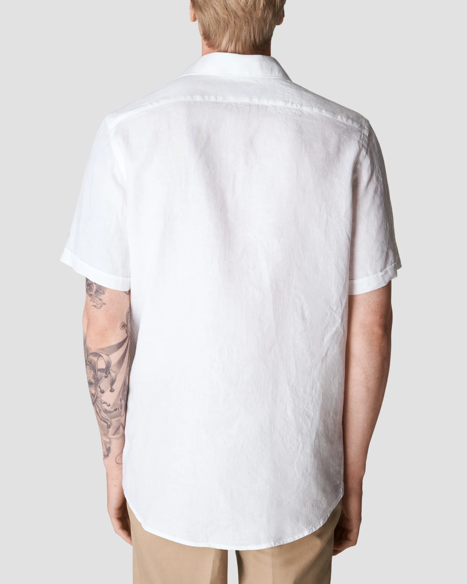 Eton - white linen shirt widespread