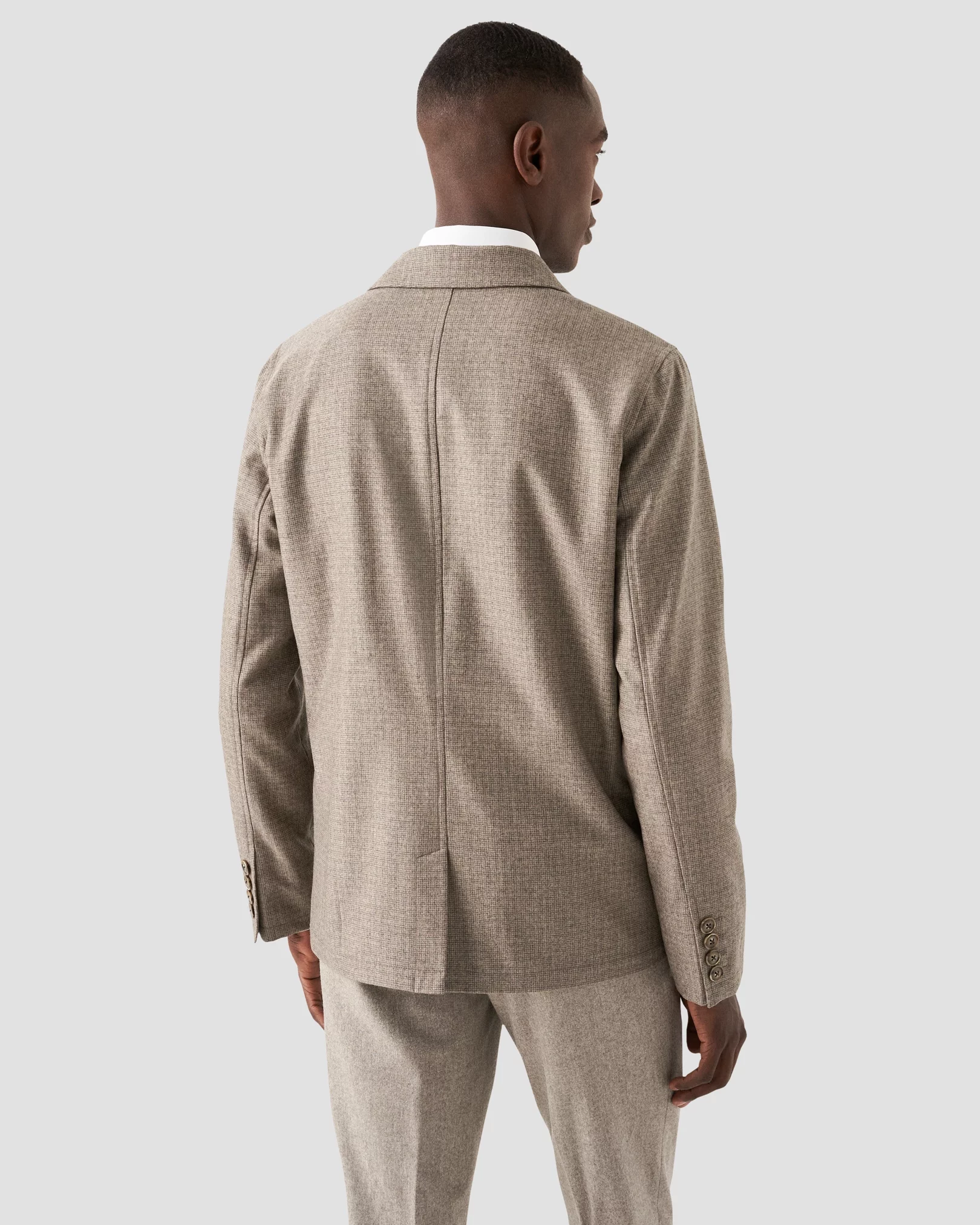 Eton - brown flannel overshirt