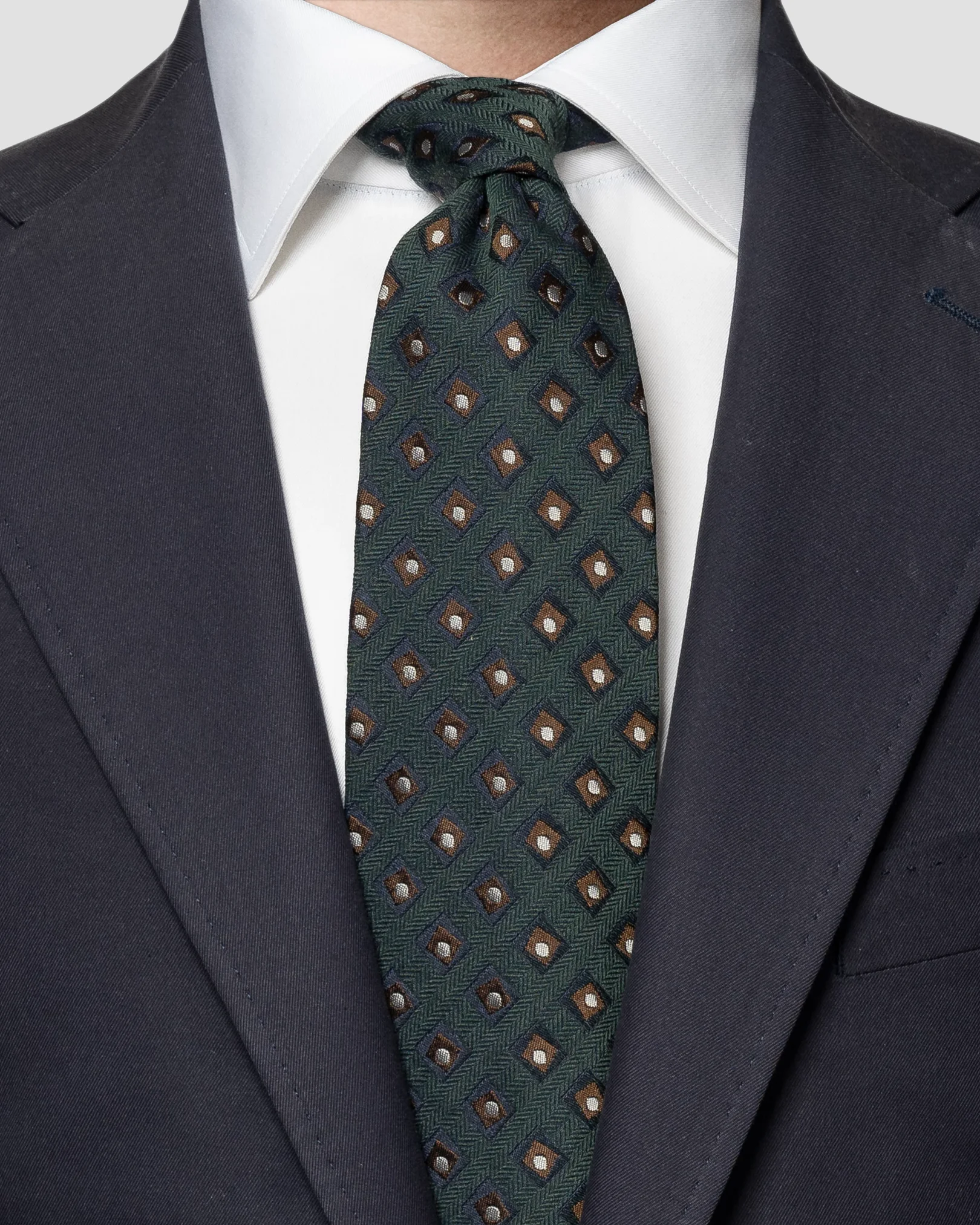 Eton - green vintage tie