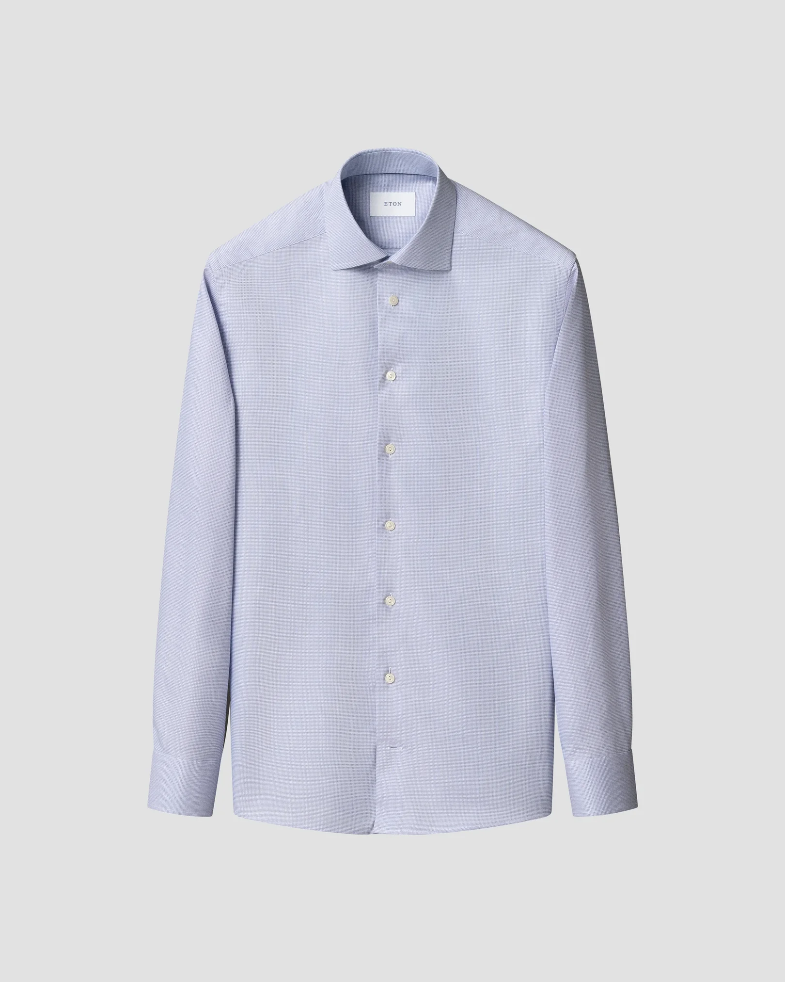 Eton - light purple semi solid dobby shirt 263