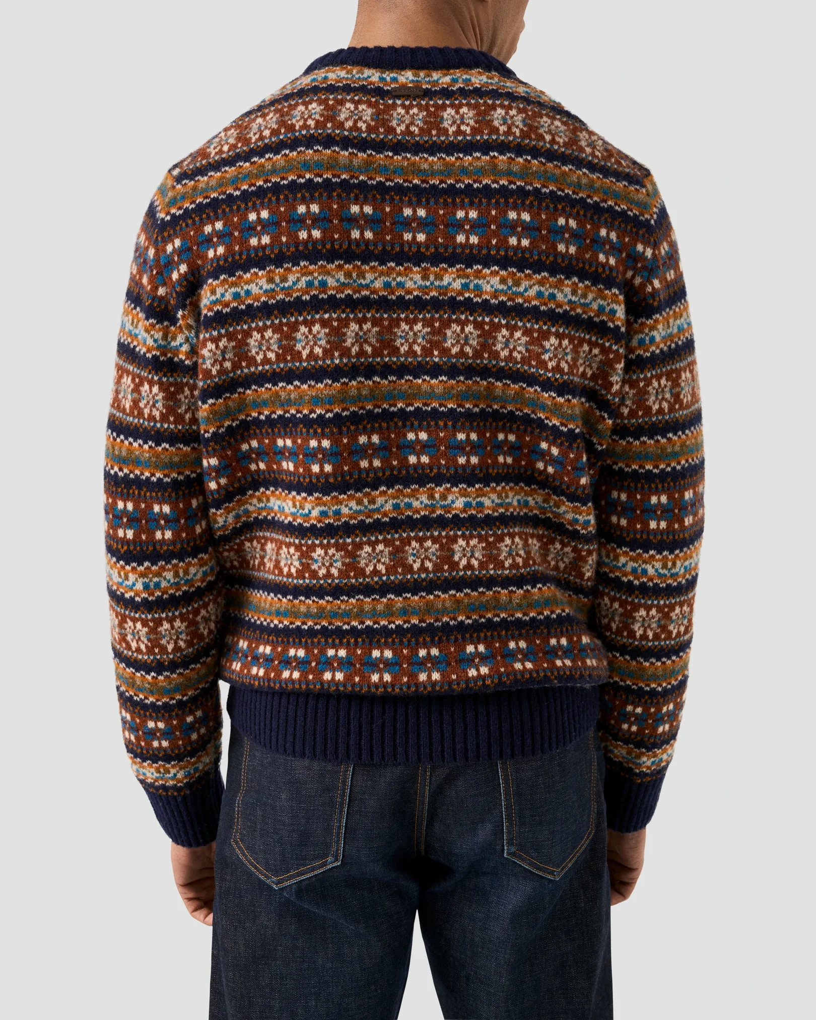 Eton - wool fair isle sweater