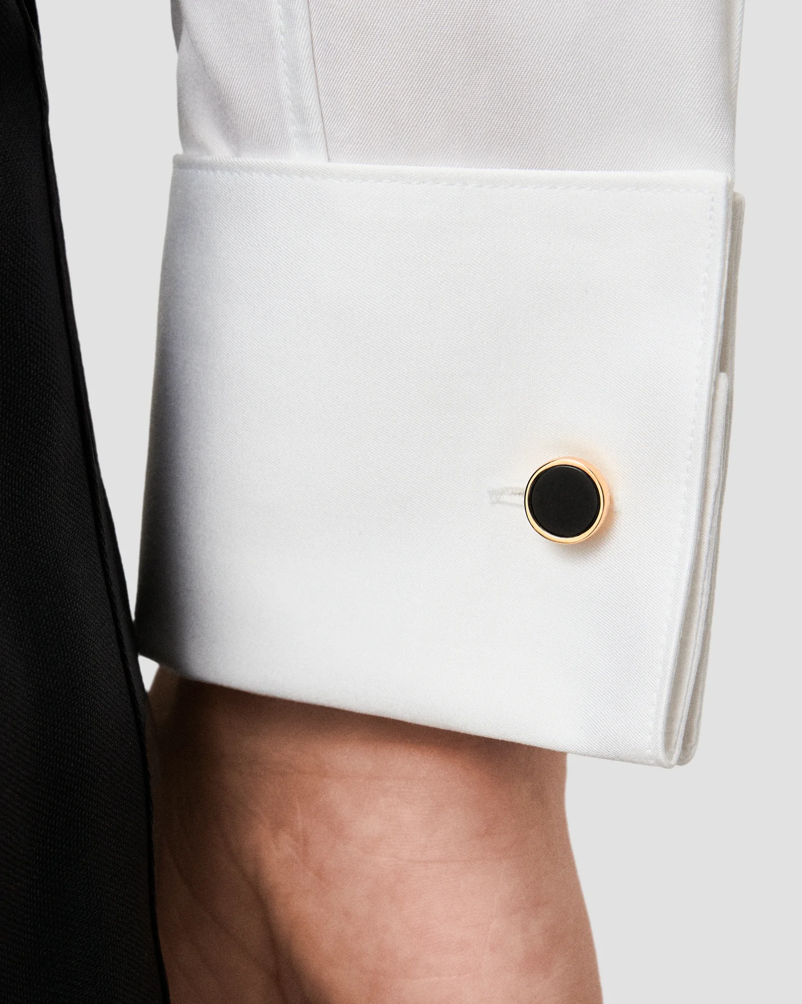 Eton - art deco gold plated cufflinks
