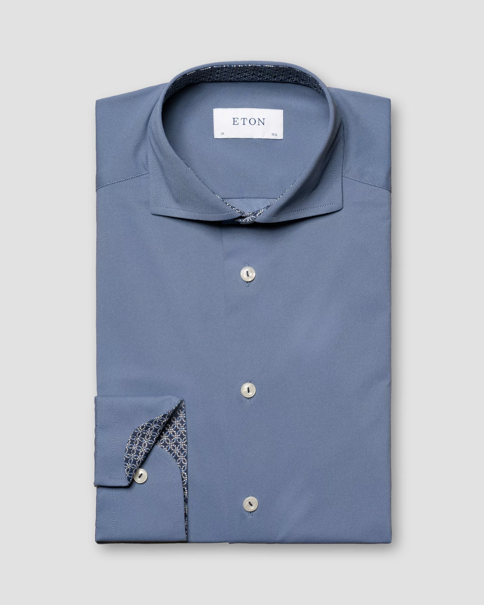 Blue Four-Way Stretch Shirt