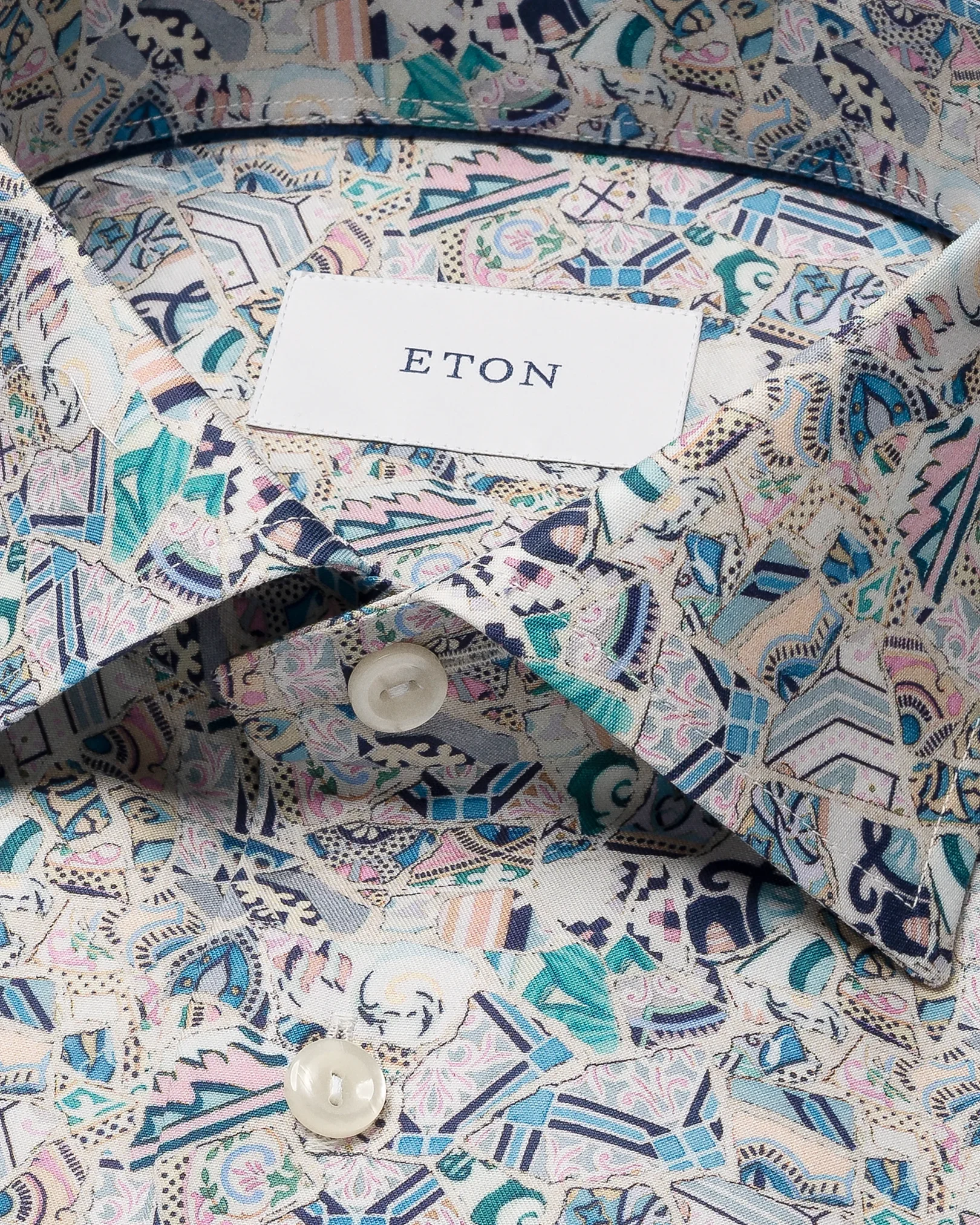 Eton - multi patchwork signature twill