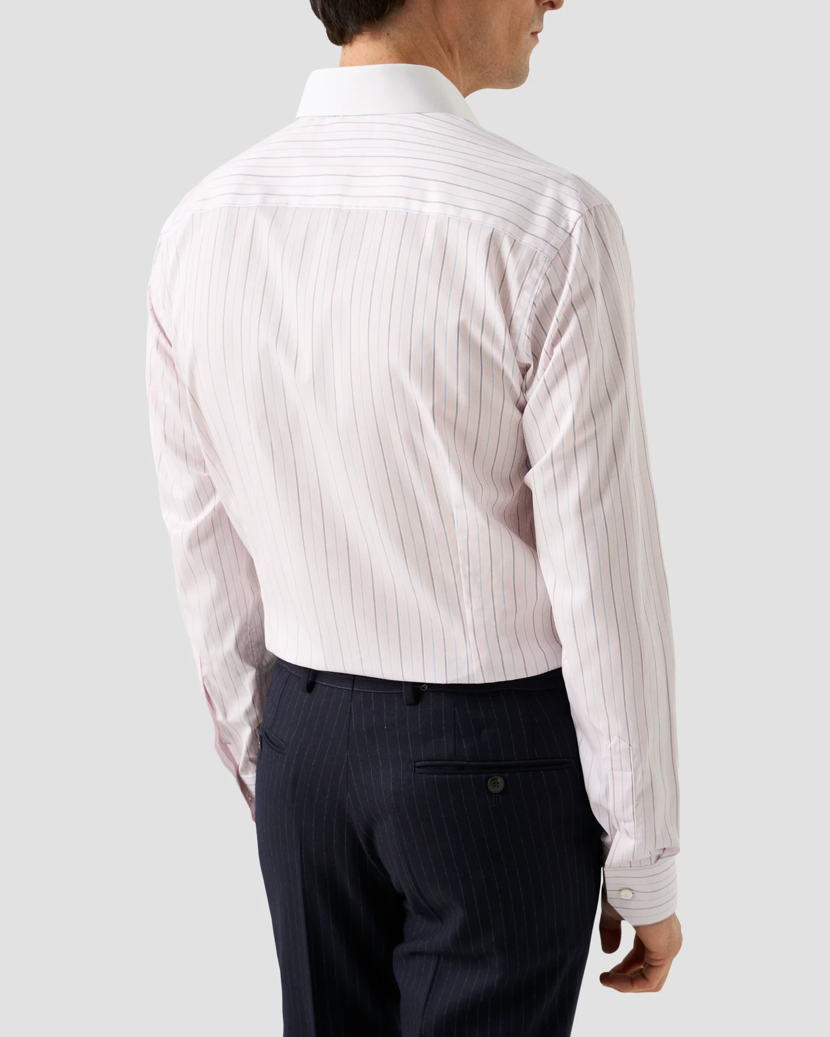 Eton - White Collar Supima 120 Shirt