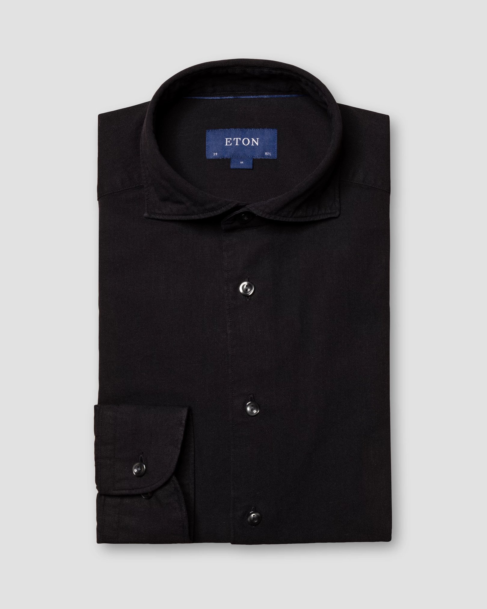 Eton - black denim shirt