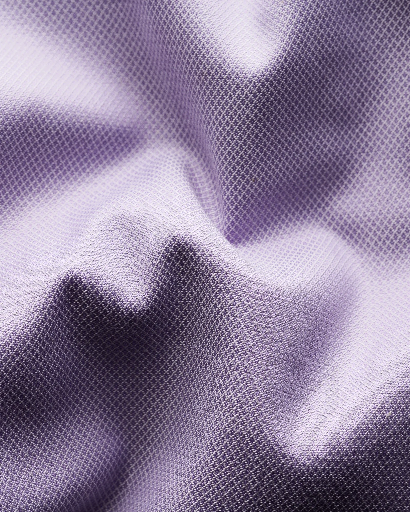 Eton - purple cotton lyocell stretch shirt