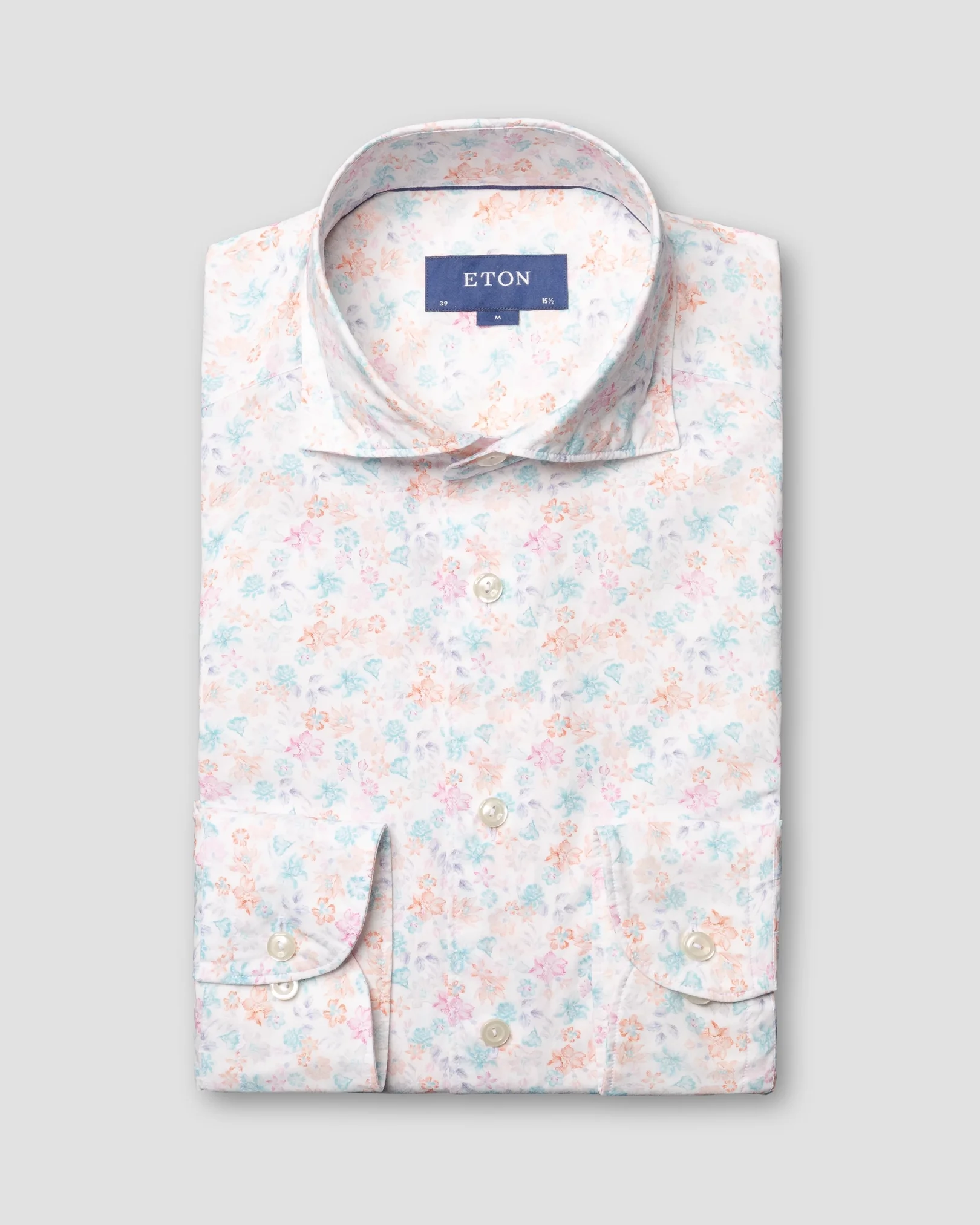 Eton - pink flourishing shirt soft