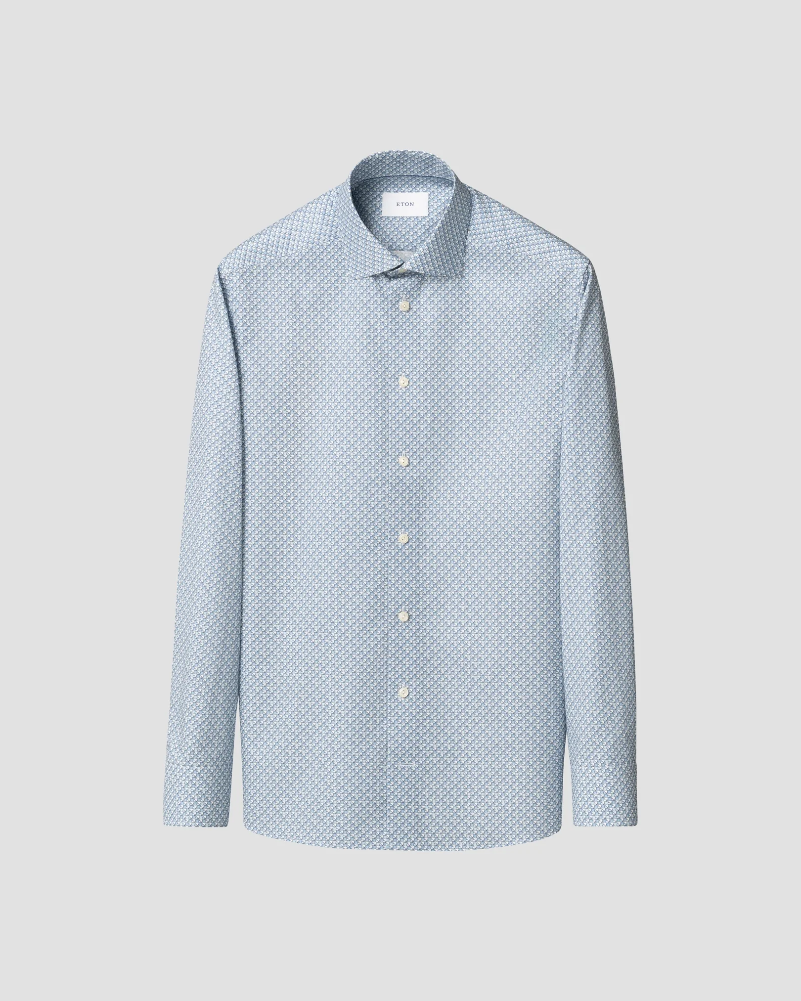 Eton - motif signature twill shirt