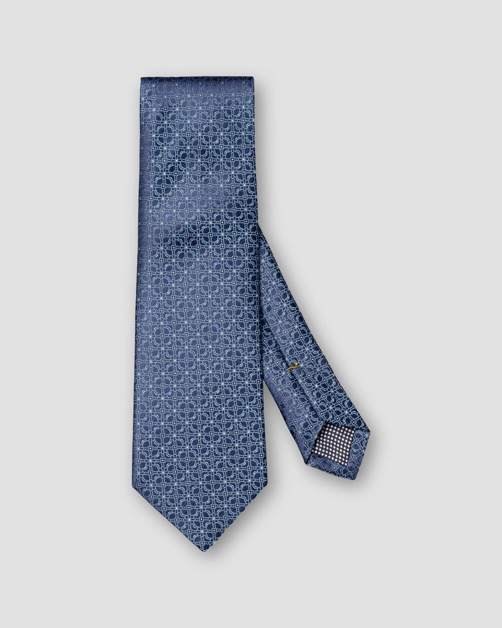 Eton - blue floral woven silk tie