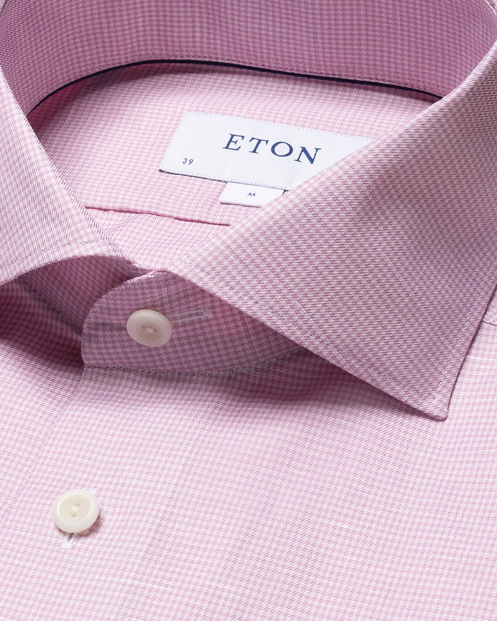 Eton - pink wrinkle free cotton linen