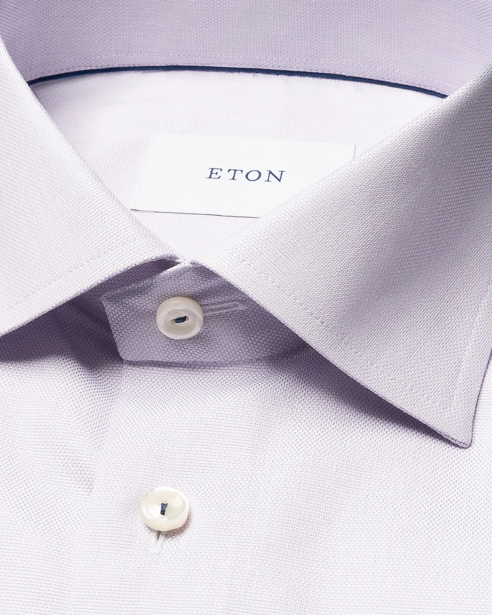 Eton - light purple solid cotton and tencel tm lyocell shirt