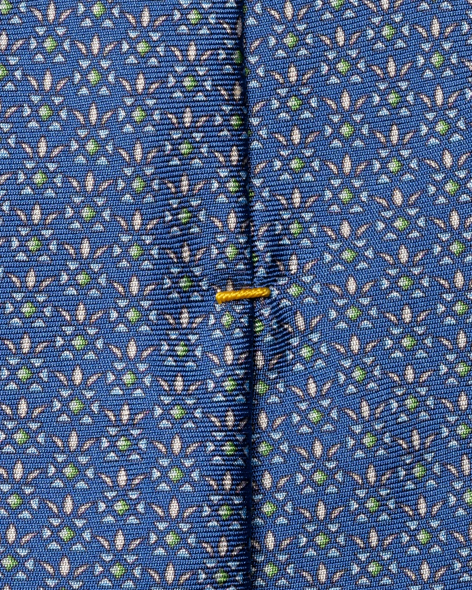 Eton - geometric floral print silk tie