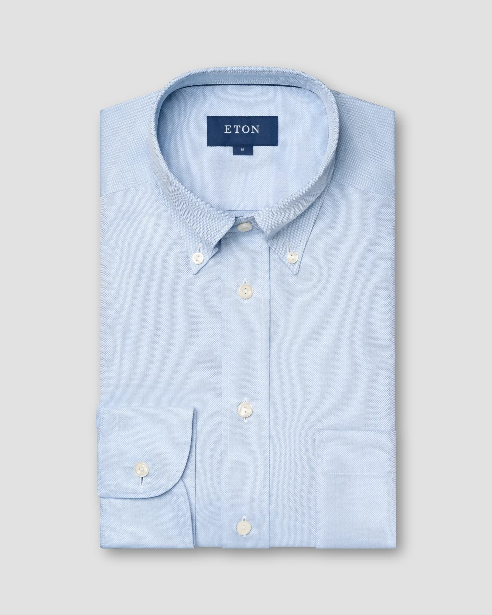 Eton - Light Blue Royal Oxford Shirt