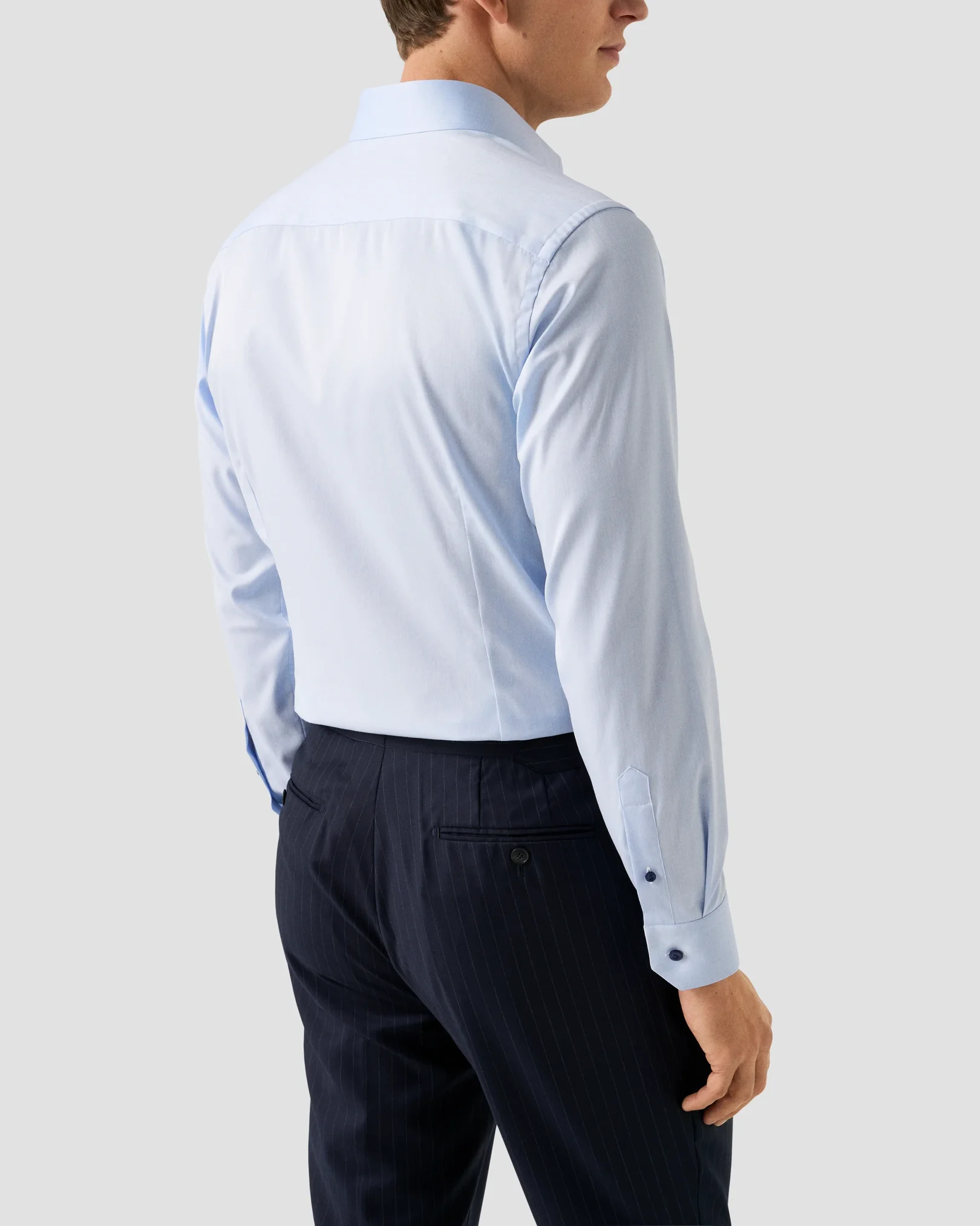 Eton - geometric effect signature twill shirt 261