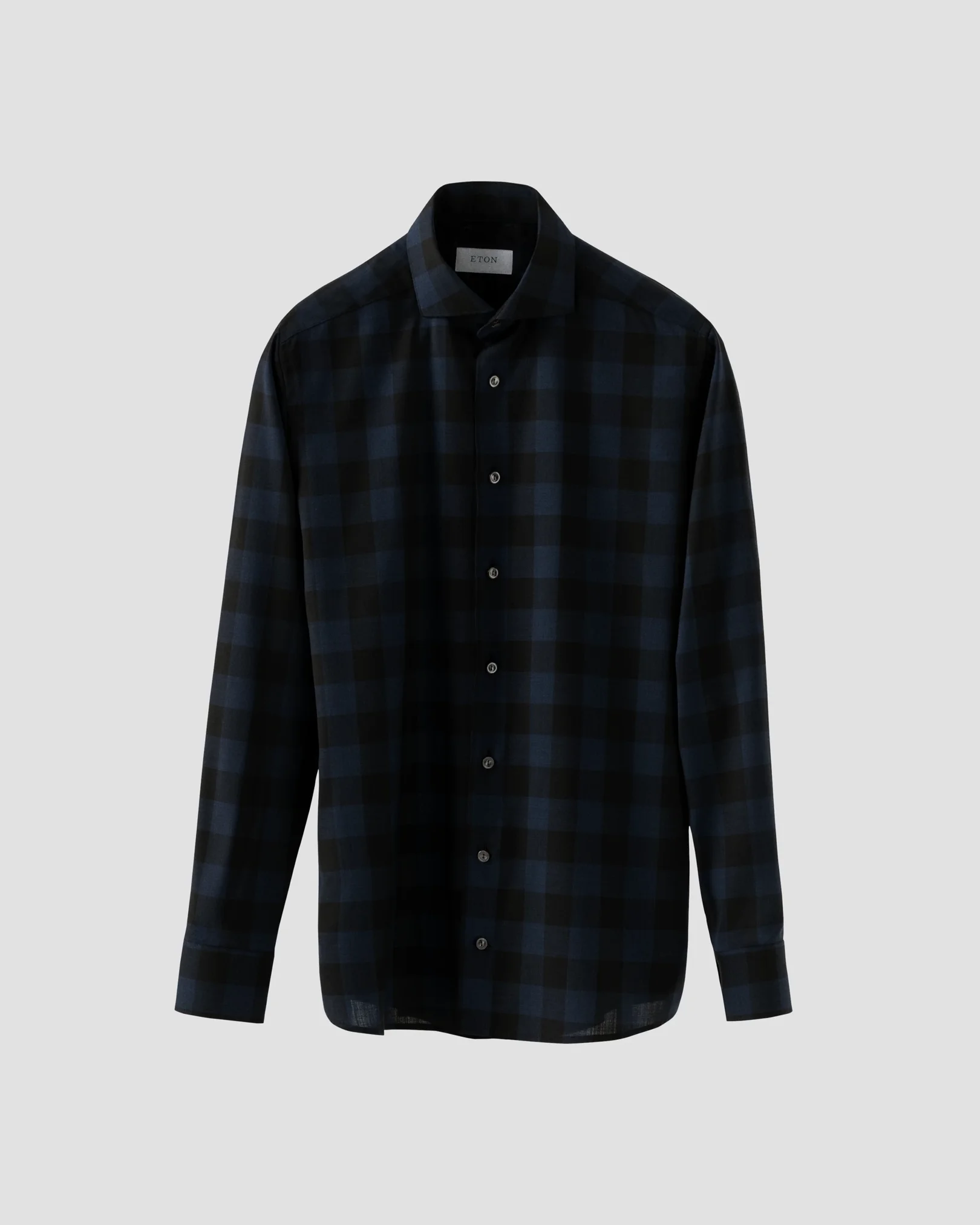 Eton - Bold Check Merino Wool Shirt