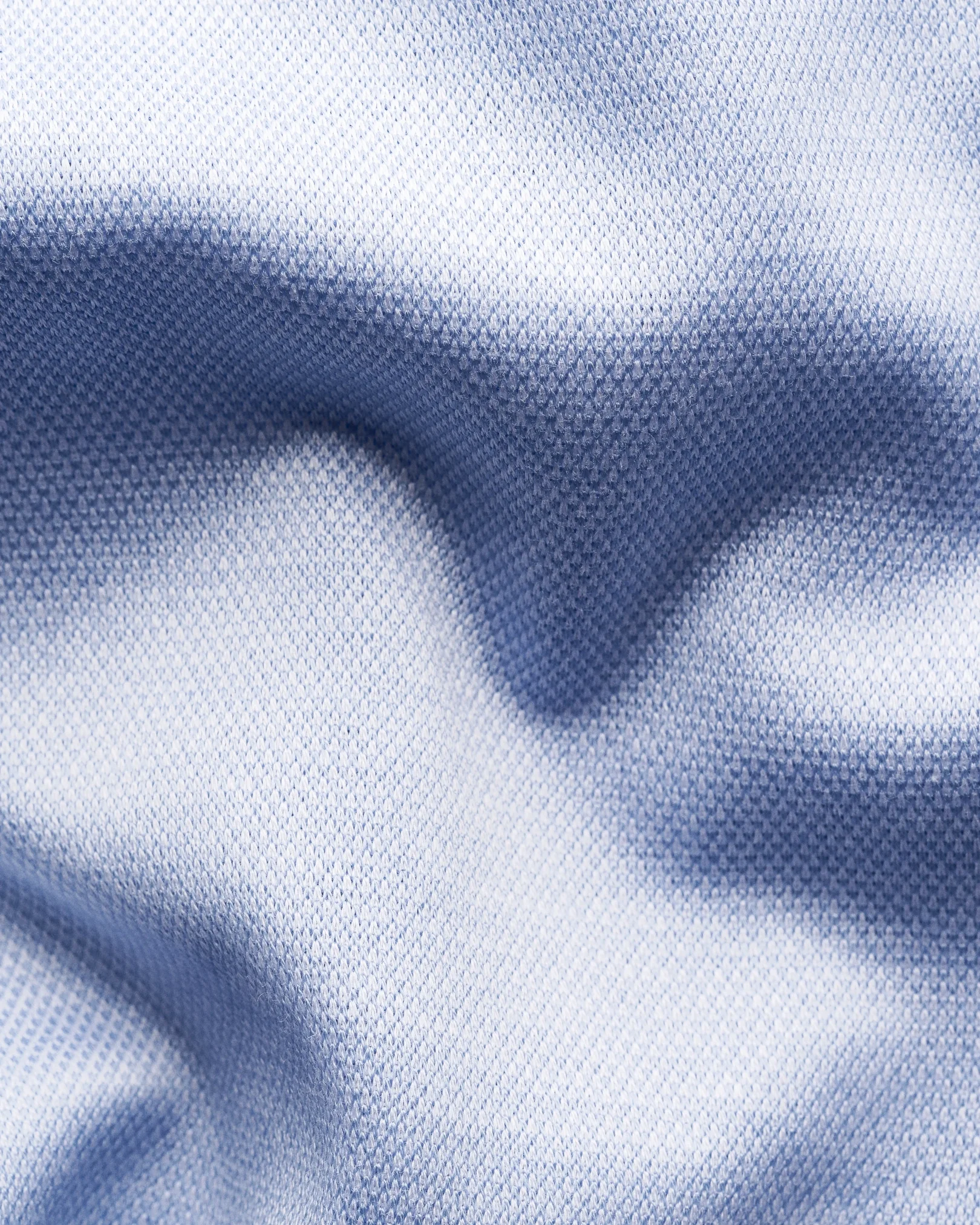 Eton - light blue filo di scozia knit shirt