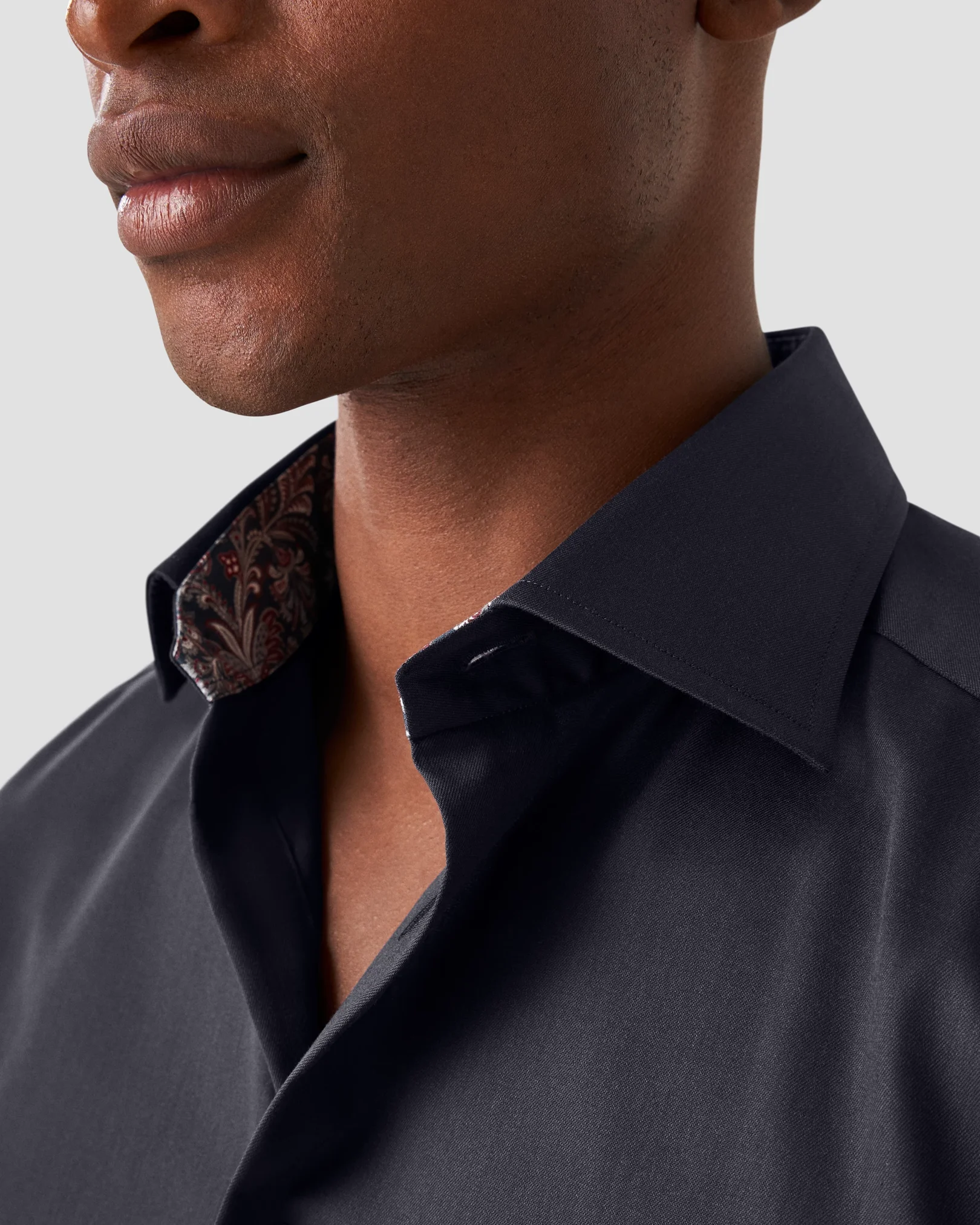 Eton - contract navy signature twill shirt