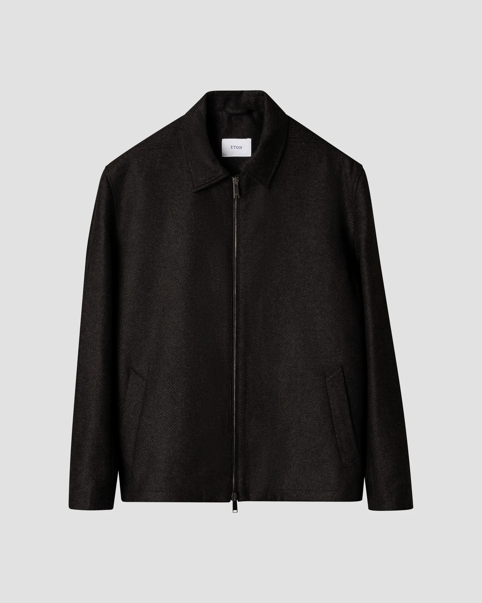 Eton - Wool Cashmere Harrington Jacket