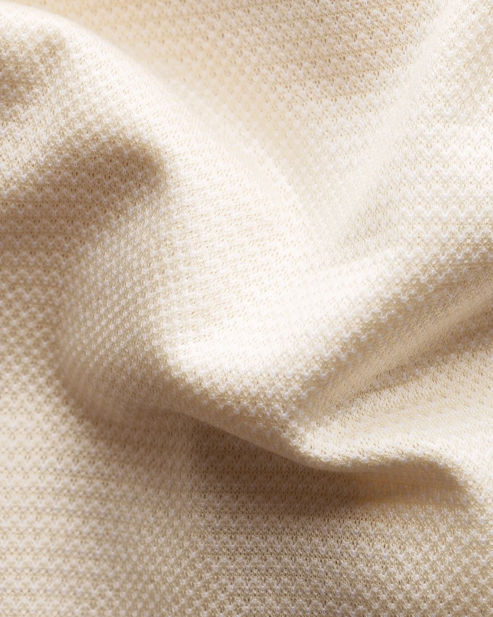 Eton - white knit jacquard