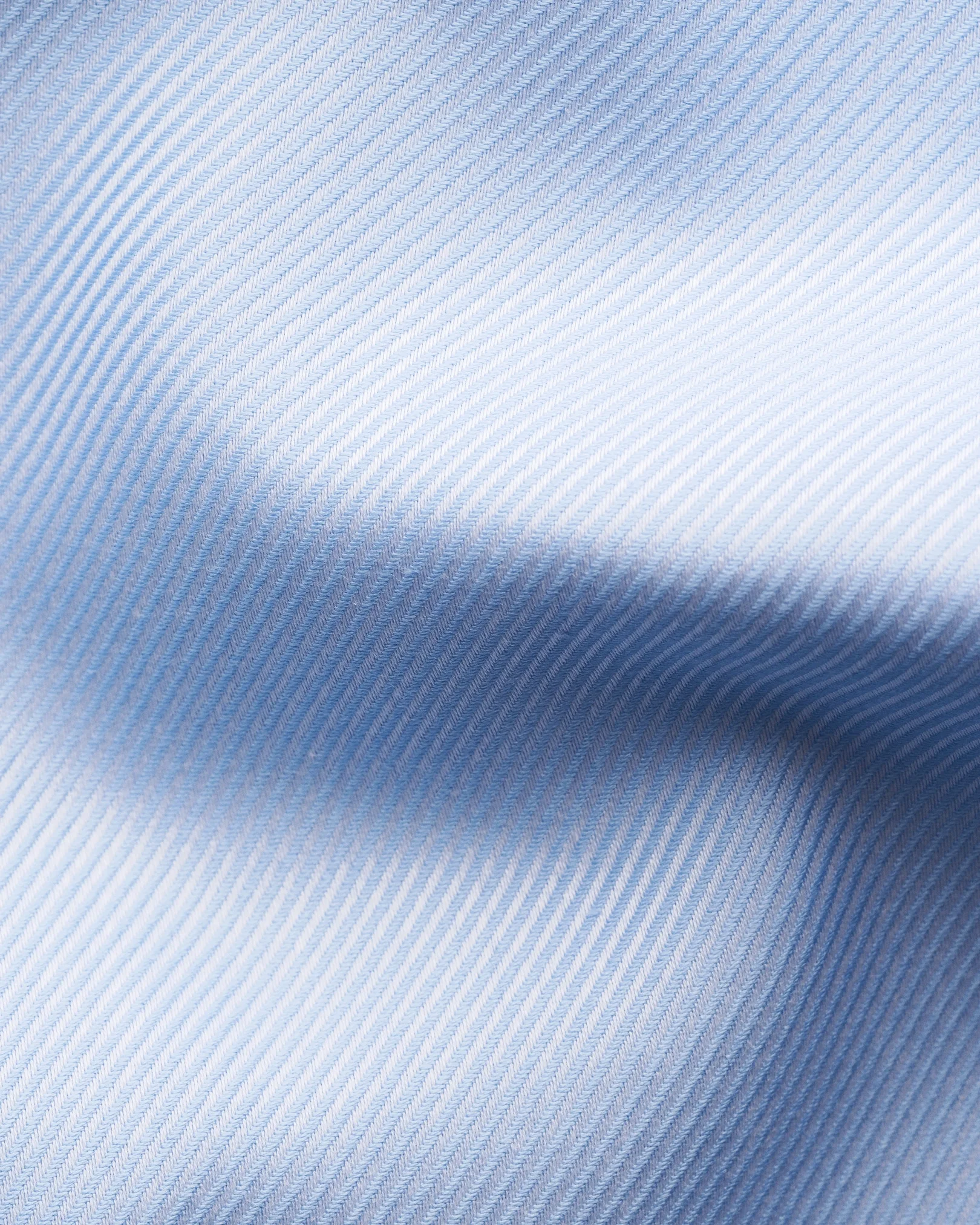 Eton - light blue geometric effect textured twill shirt