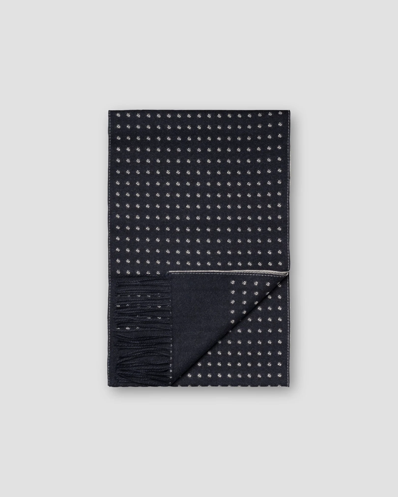 Eton - navy merino scarf