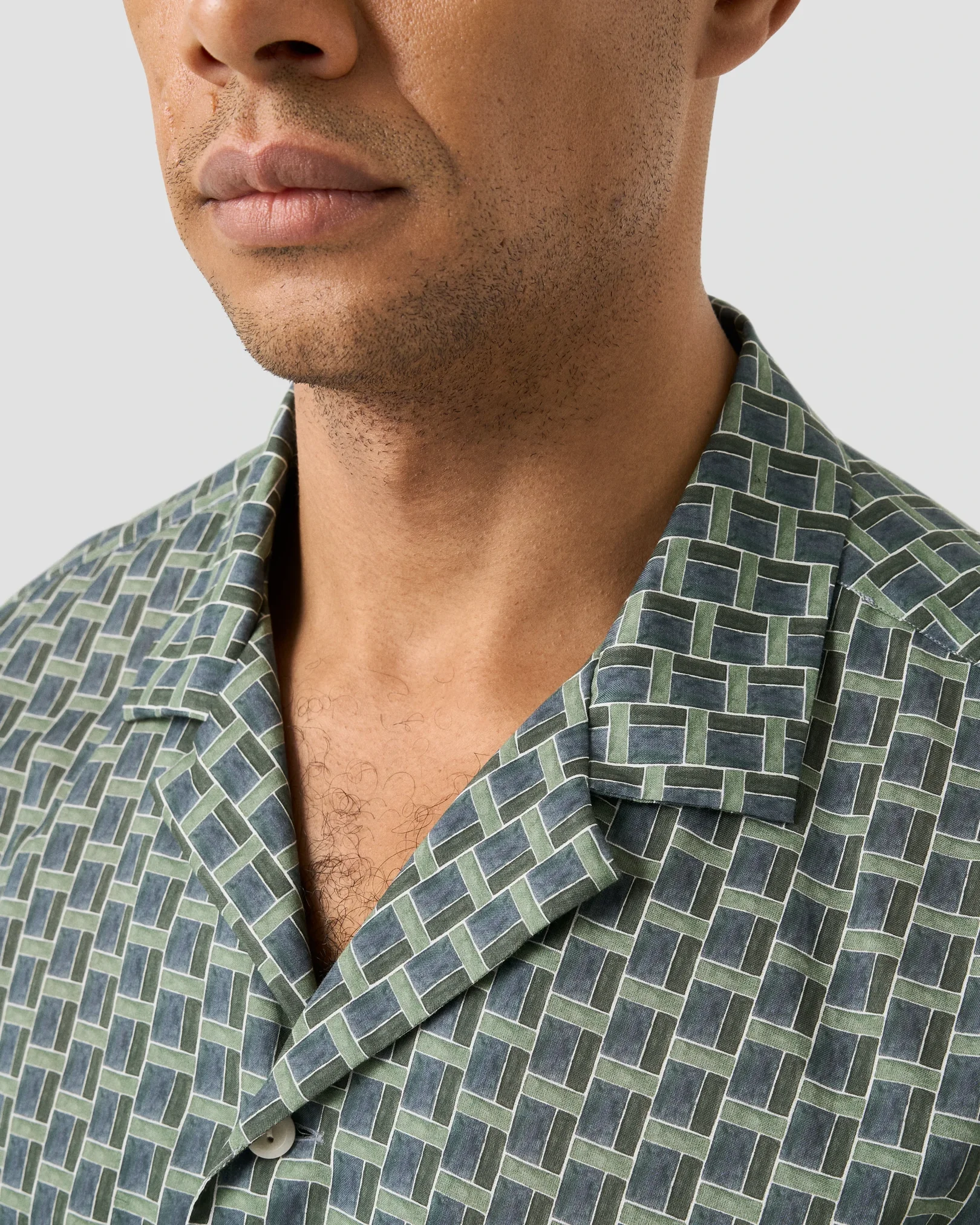 Eton - geometric resort shirt