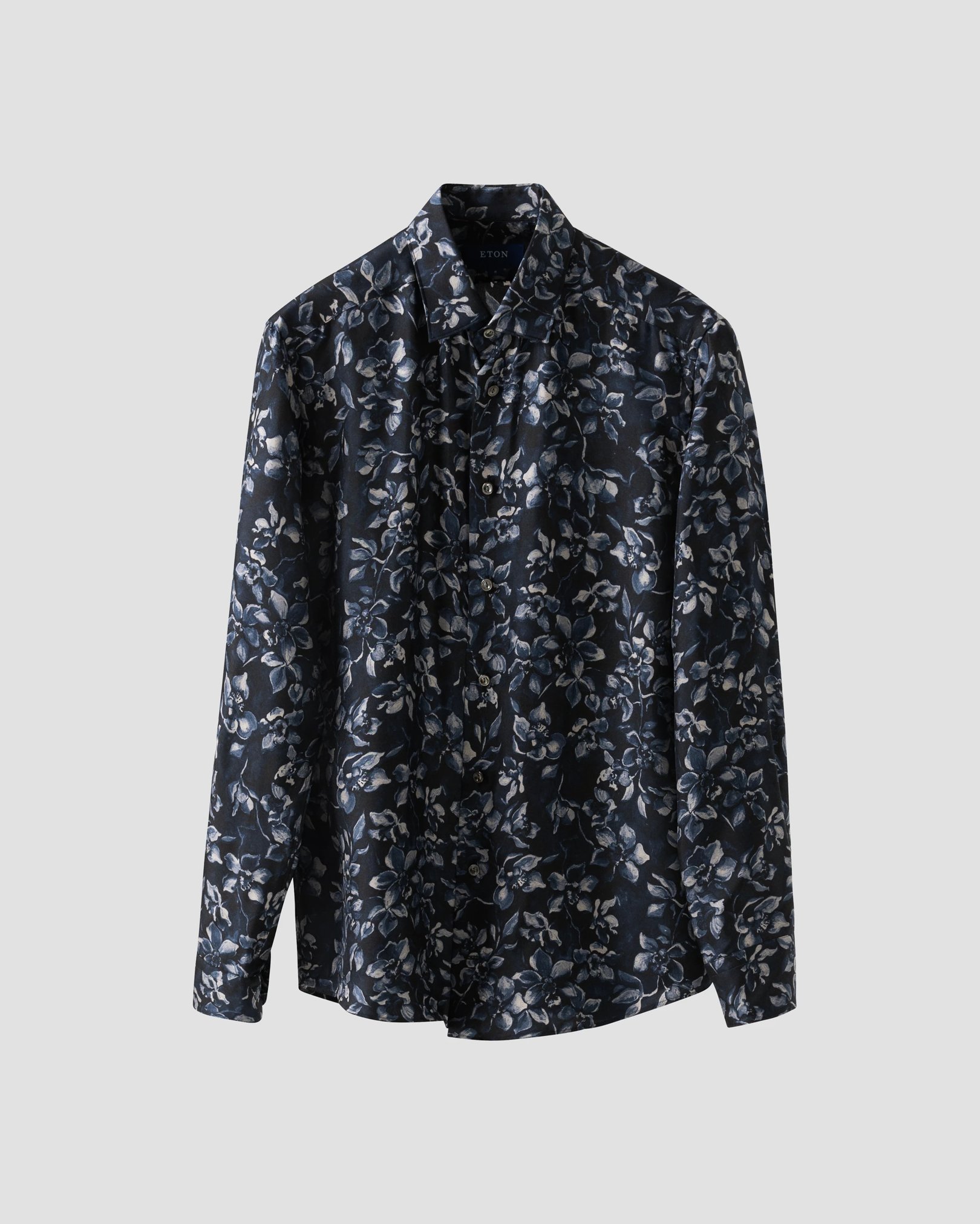 Eton - dark grey silk