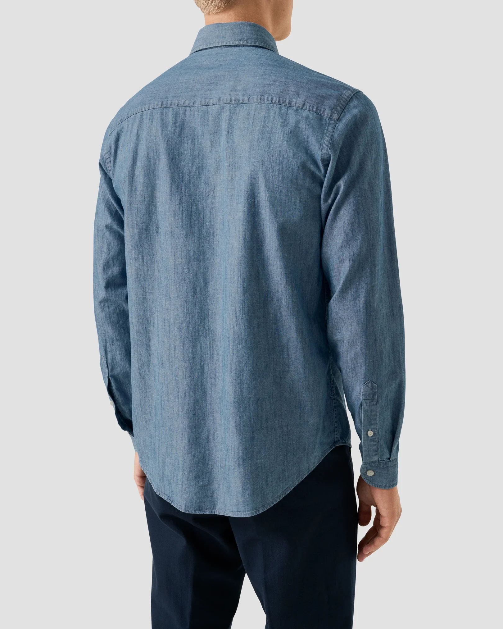 Eton - light wash denim shirt