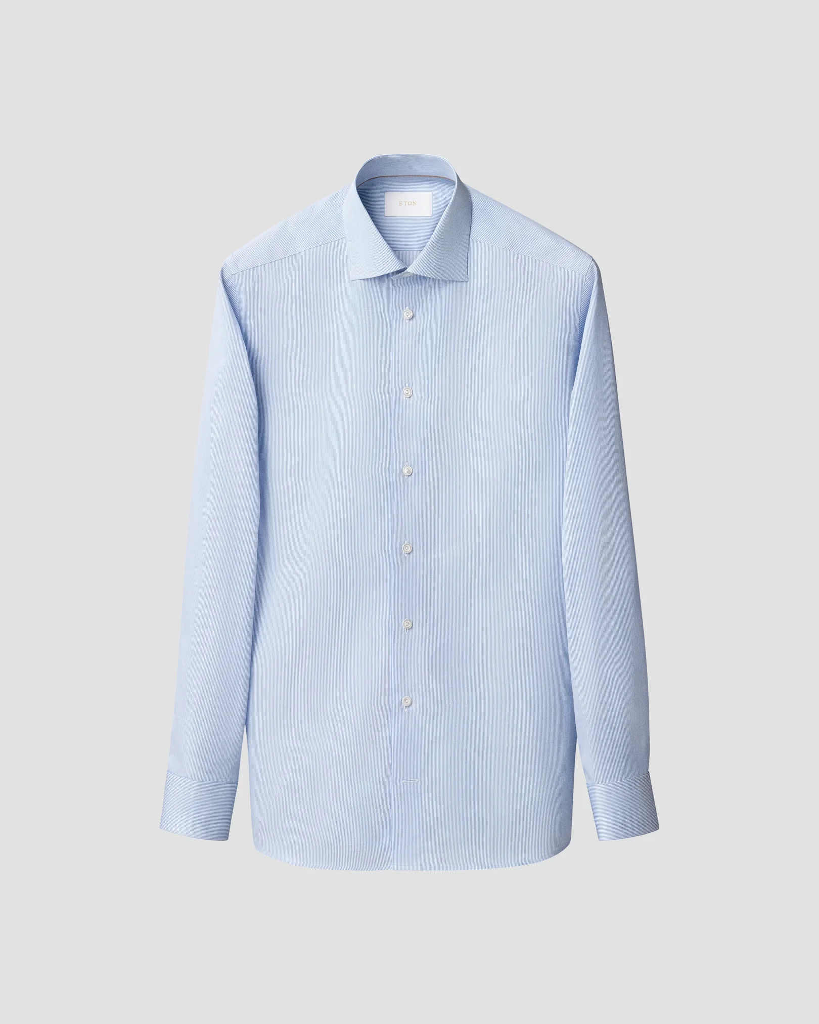 ★★ ★★ Essential Poplin Monotype Shirt T22F0 Striped Supima 120 Poplin Shirt - Eton