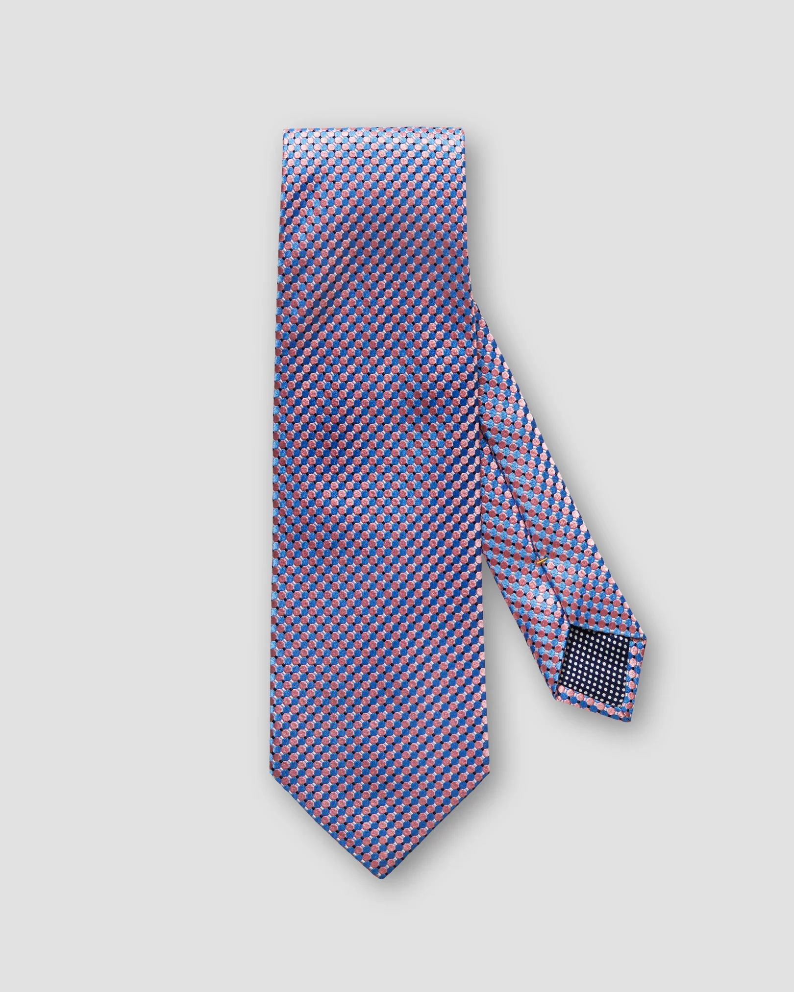 Eton - pink geometric silk tie