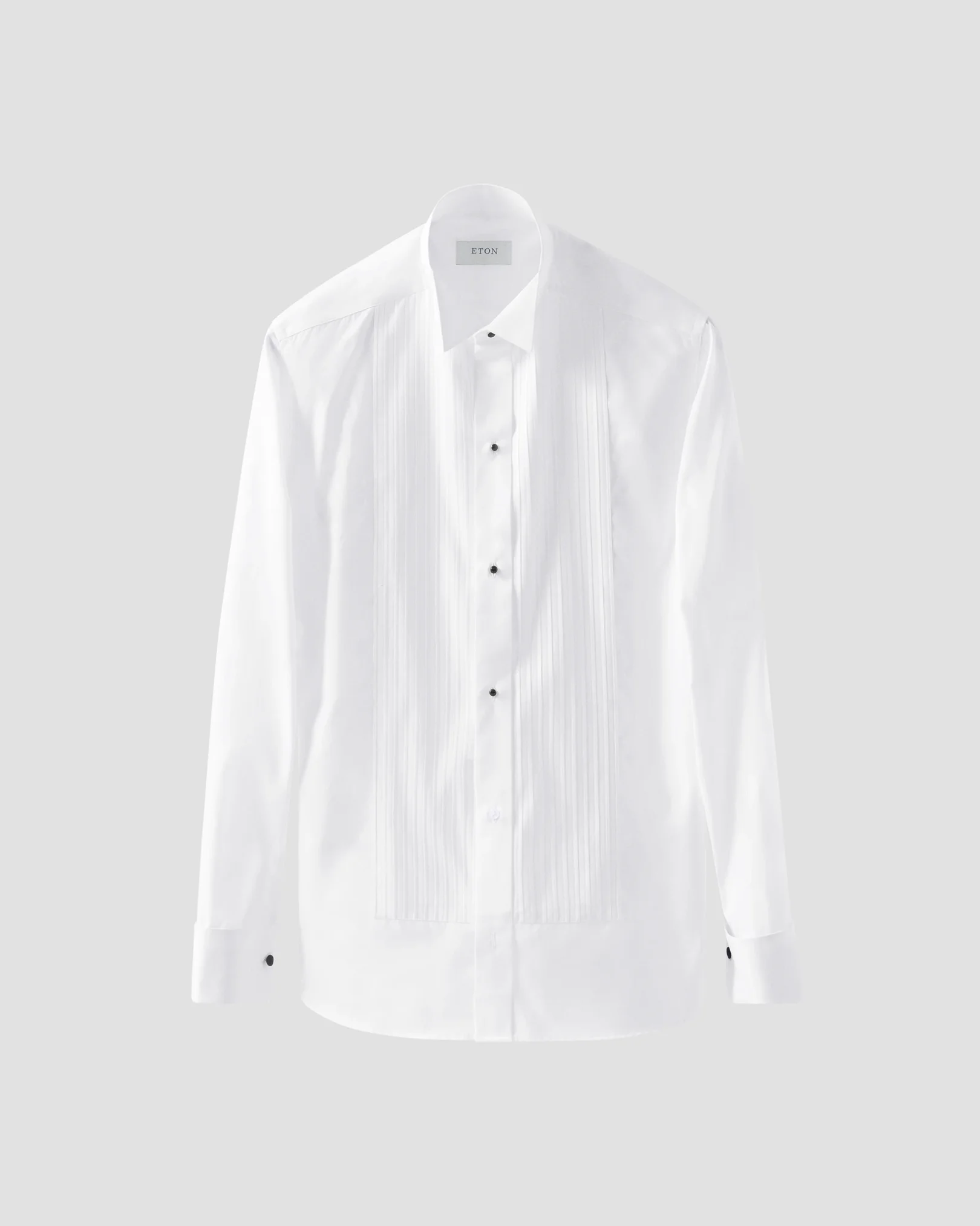 Eton - plisse wing collar shirt