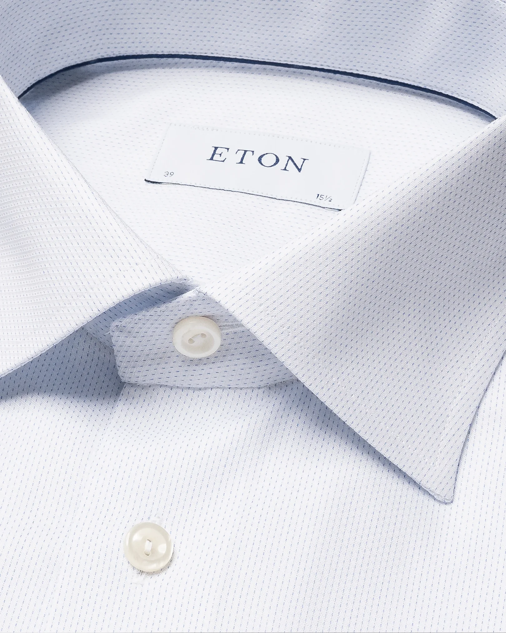 Light blue Dobby Shirt - Eton