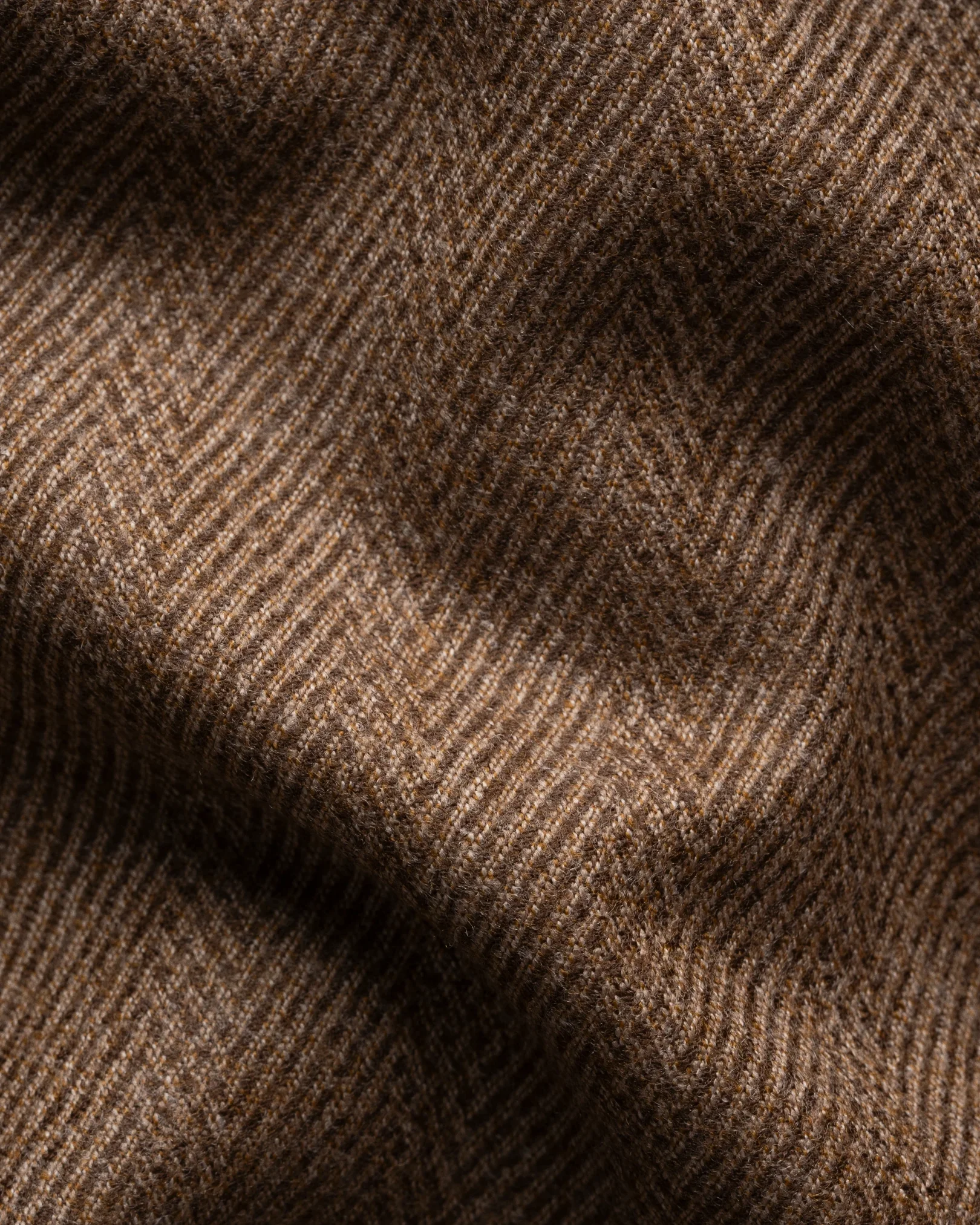 Eton - beige wool structure four pocket overshirt